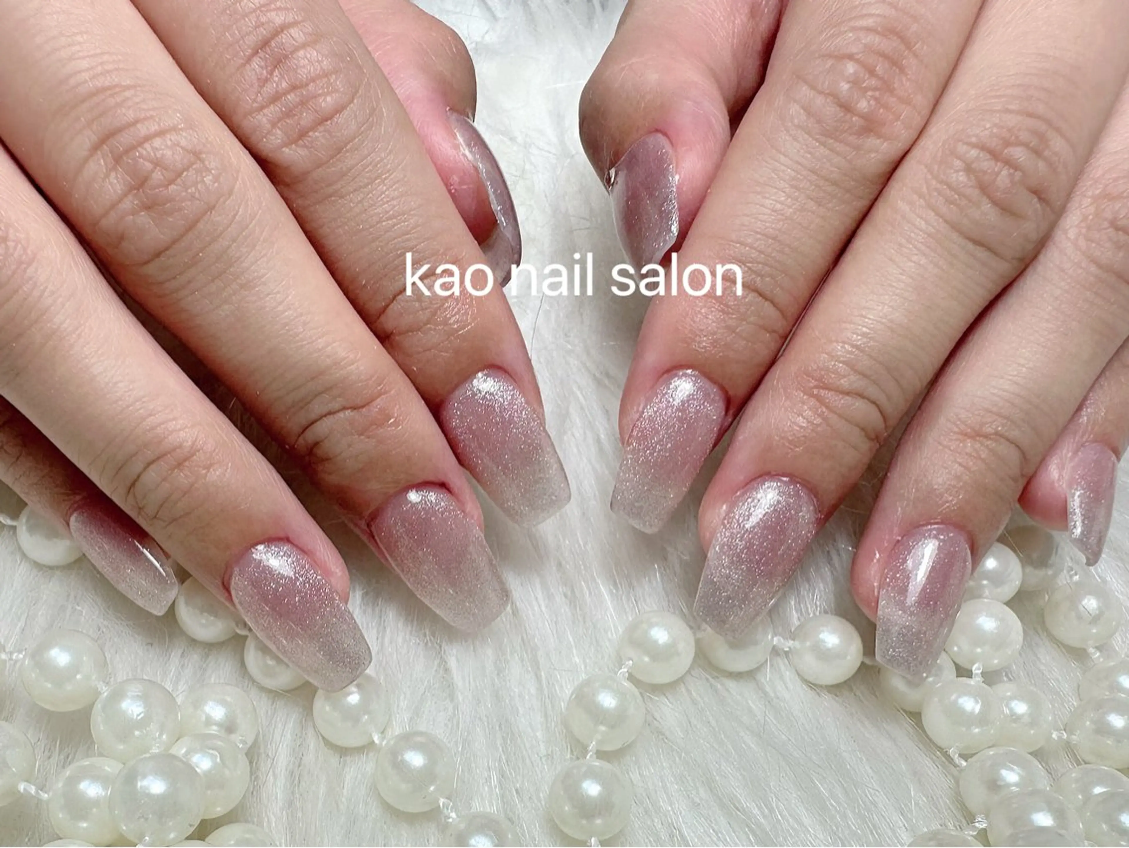 ネイル kao  パラジェル スカルプ/長さだしのネイルデザイン