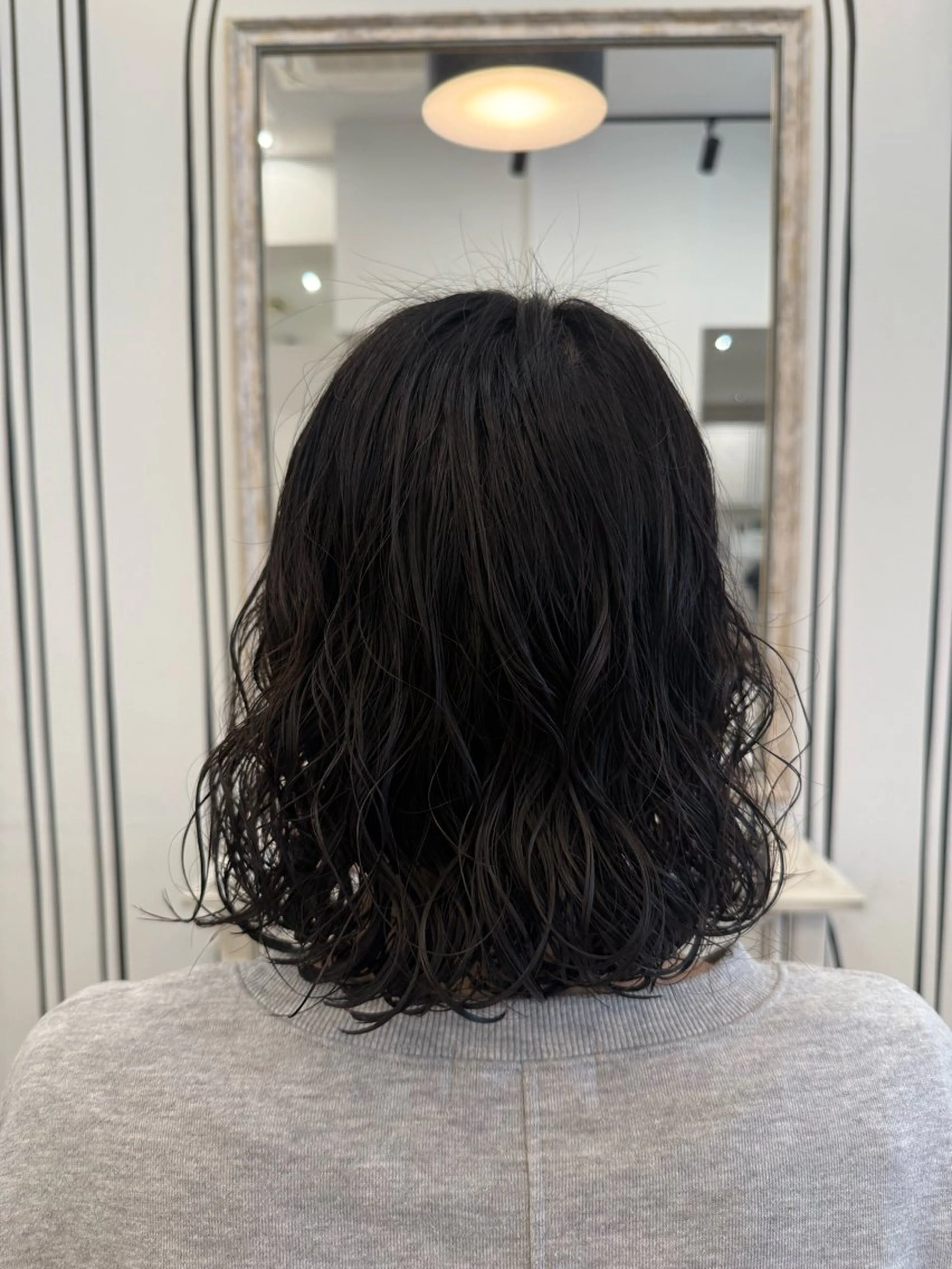 ミディアム パーマ ミディアムパーマ カット パーマ Eclat【エクラ】所属・三上 莉里のヘアスタイル