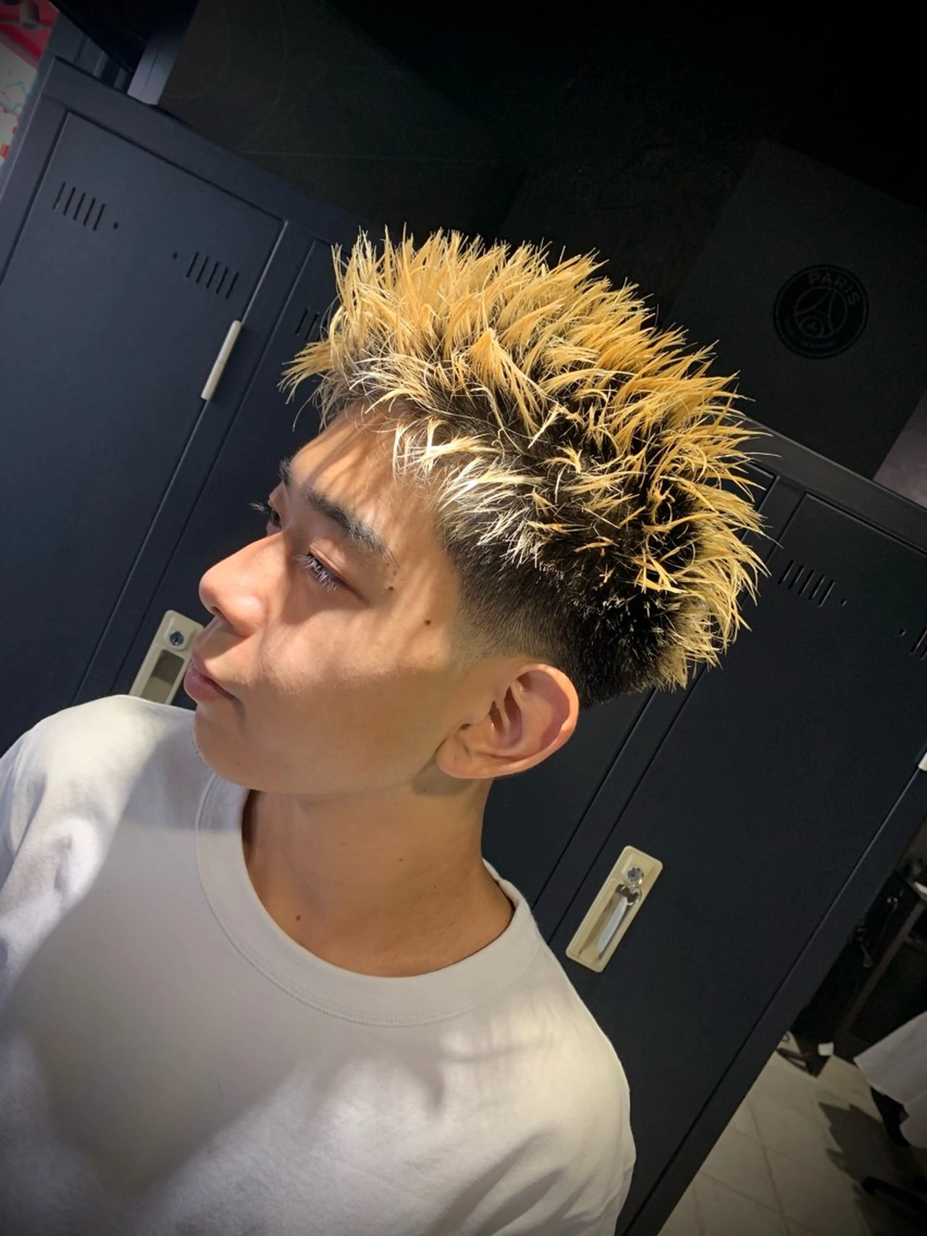 ショート メンズ カット ヘッドスパ ヘアセット メンズパーマ/難波/ 心斎橋　室園亮佑のヘアスタイル