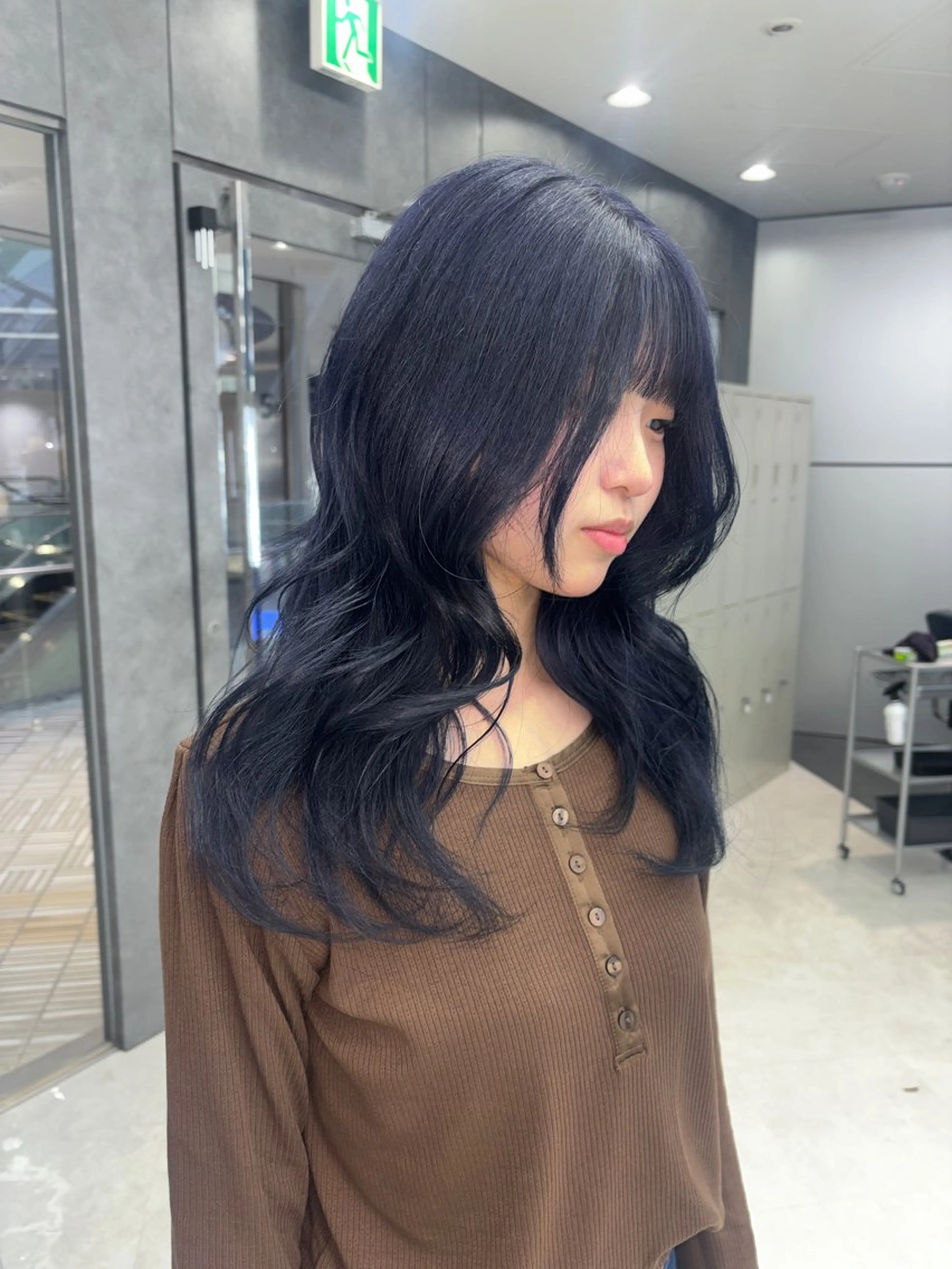 ロング カラー ヘアアレンジ カット ヘアカラー トリートメント ハッシュカット/ ミルクティー/ みうのヘアスタイル