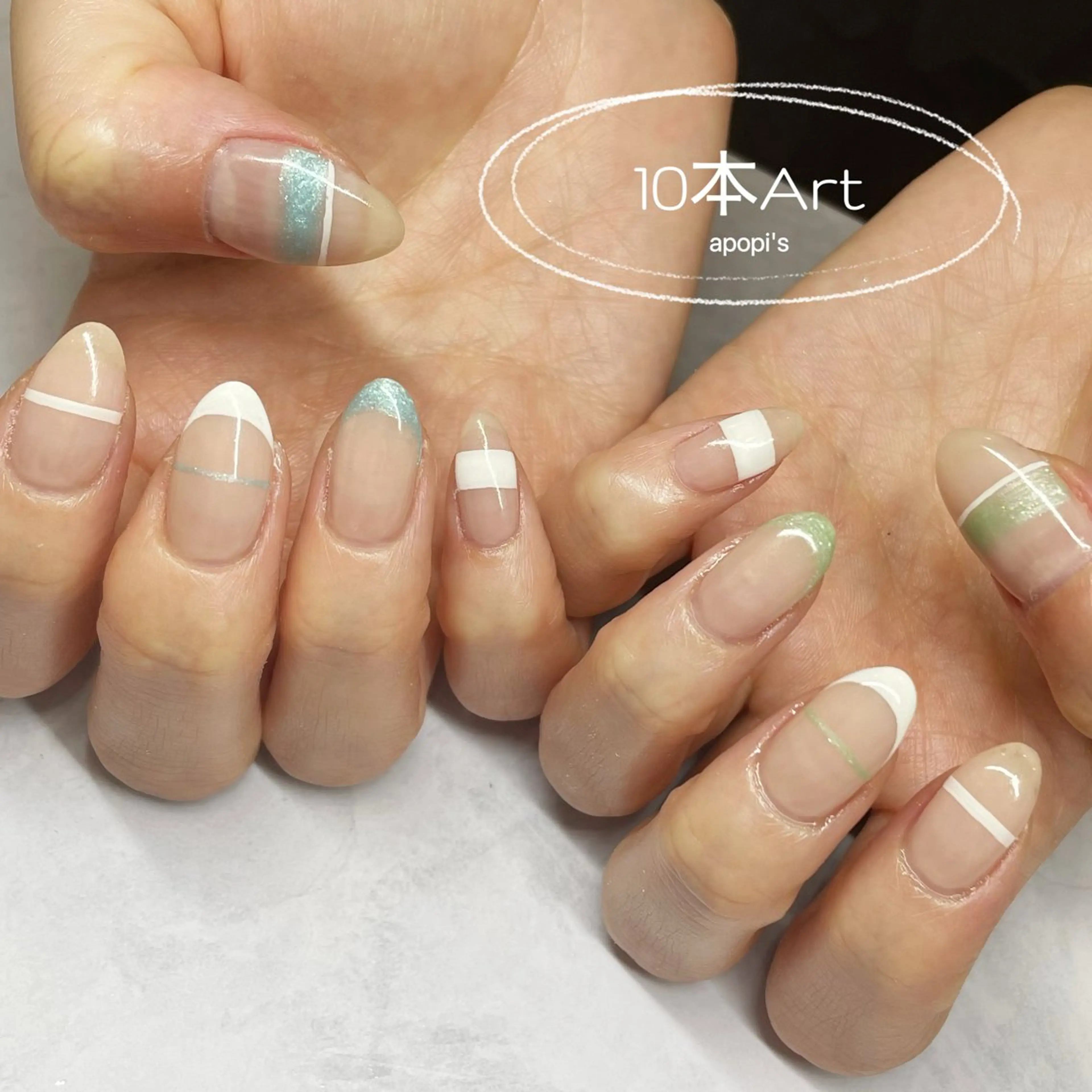 ミディアム ネイル マツエク・マツパ ハンドネイル apopi's所属・apopis＊ close23:00のネイルデザイン