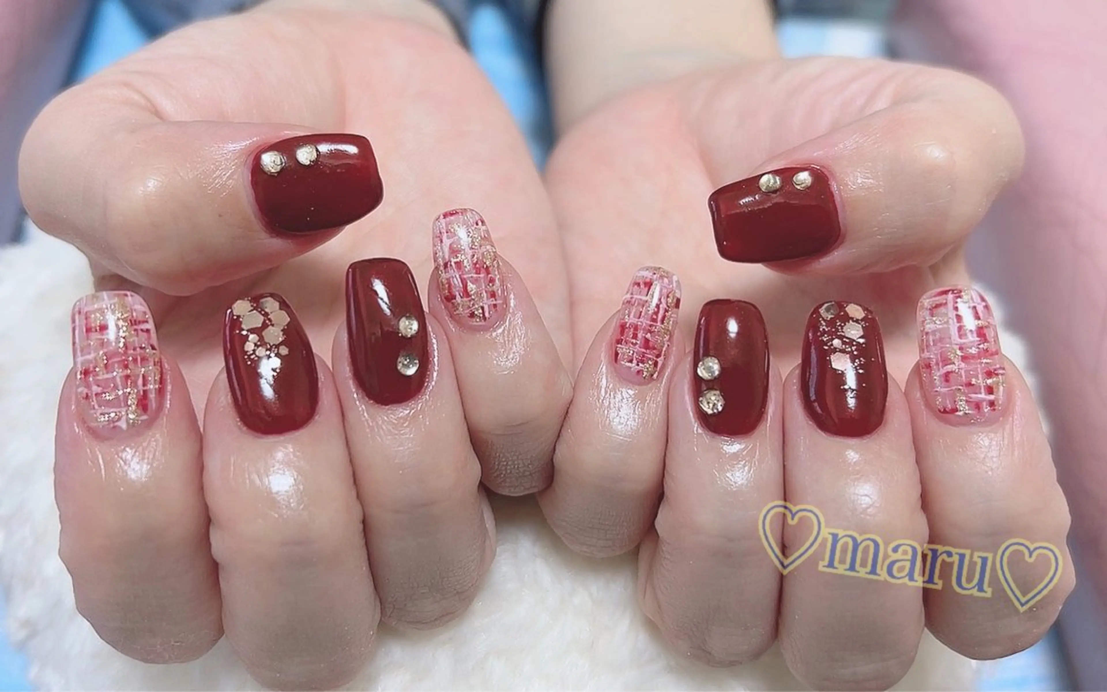 ネイル ハンドネイル フットネイル まるみ ♡のネイルデザイン