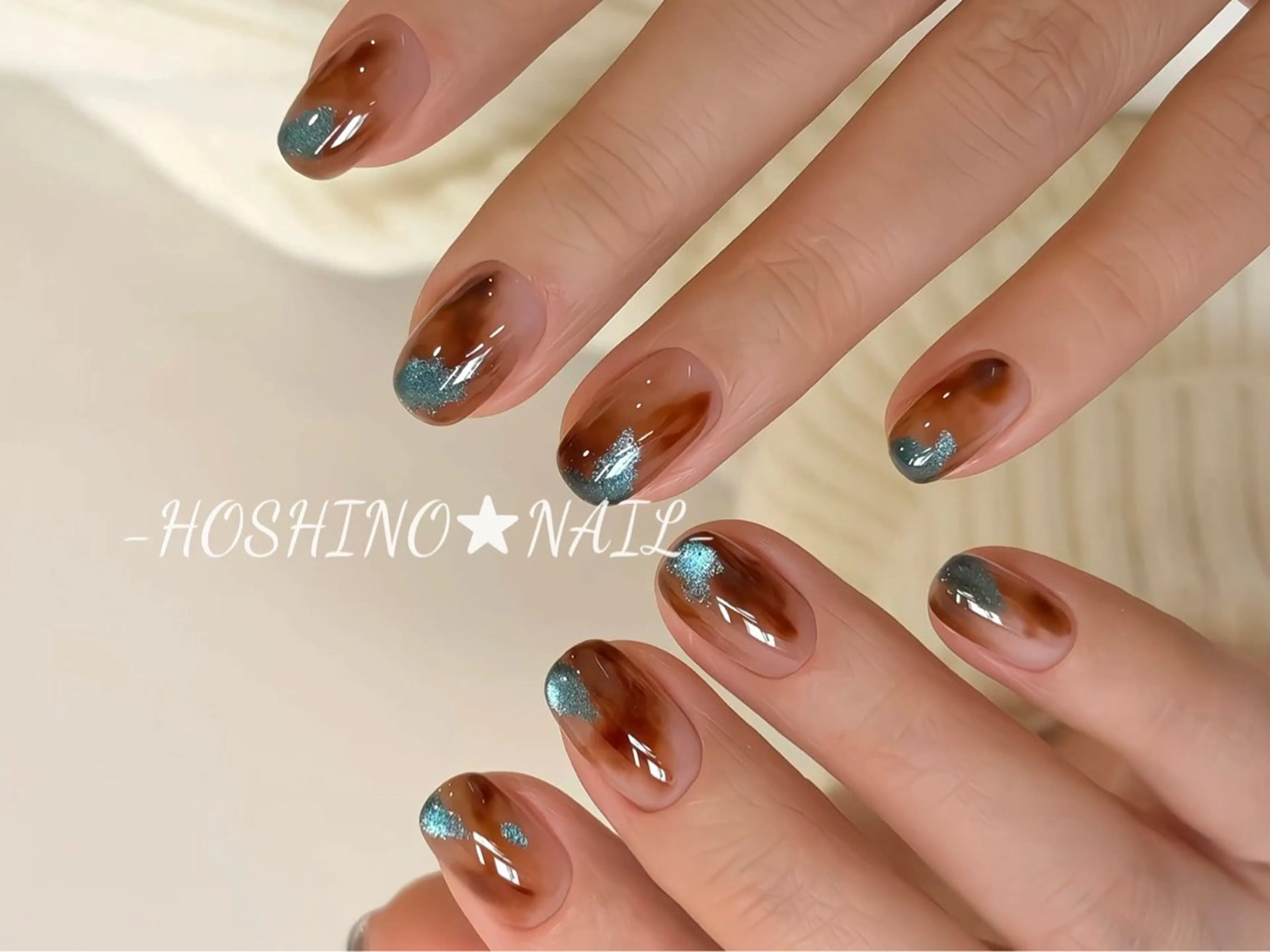 ネイル オーロラネイル チークネイル ドット フットネイル フレンチネイル ハンドネイル ★HOSHINO NAIL★新宿店のネイルデザイン