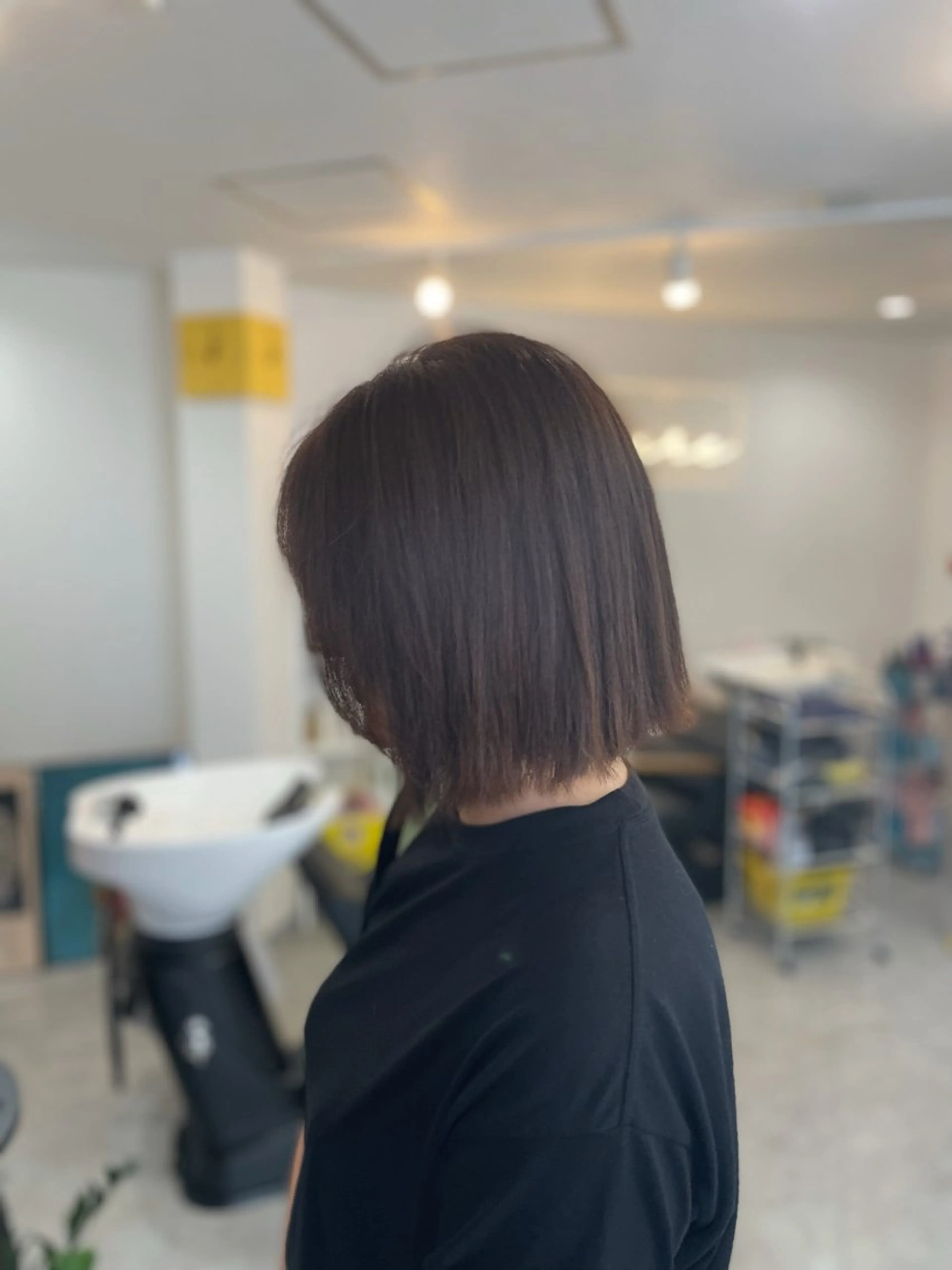 ミディアム カット ヘアカラー トリートメント ARARE HAIR みゆきのヘアスタイル