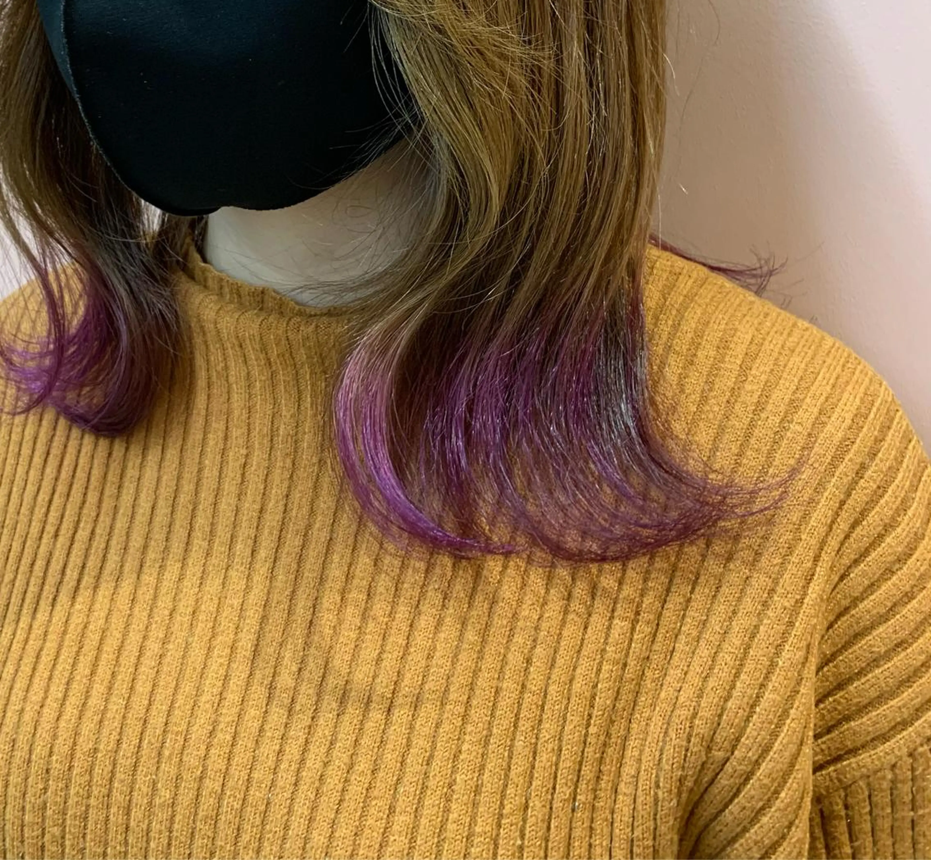 セミロング u n aのヘアスタイル