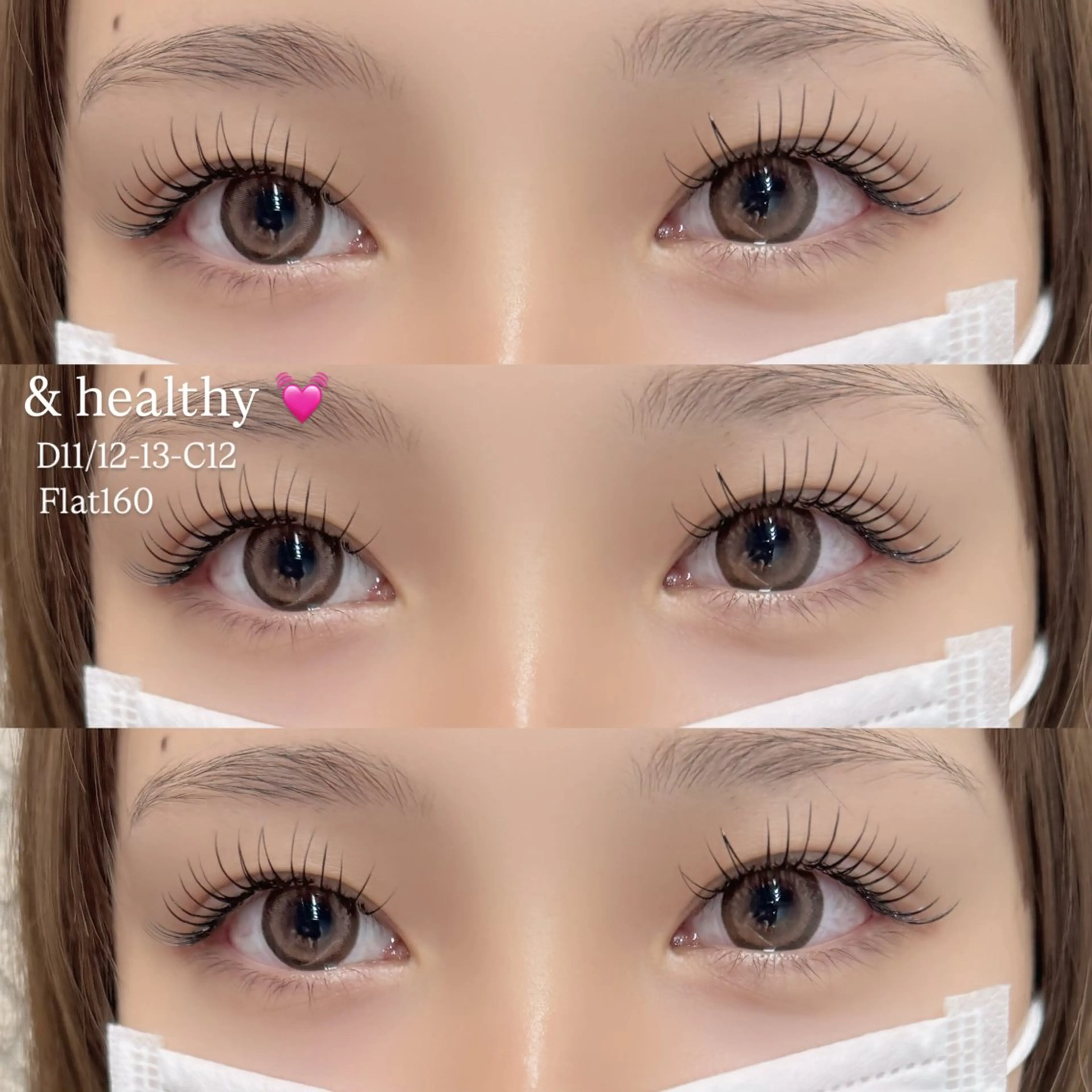 マツエク・マツパ mahina🦋 cp/iLaのマツエク・マツパデザイン