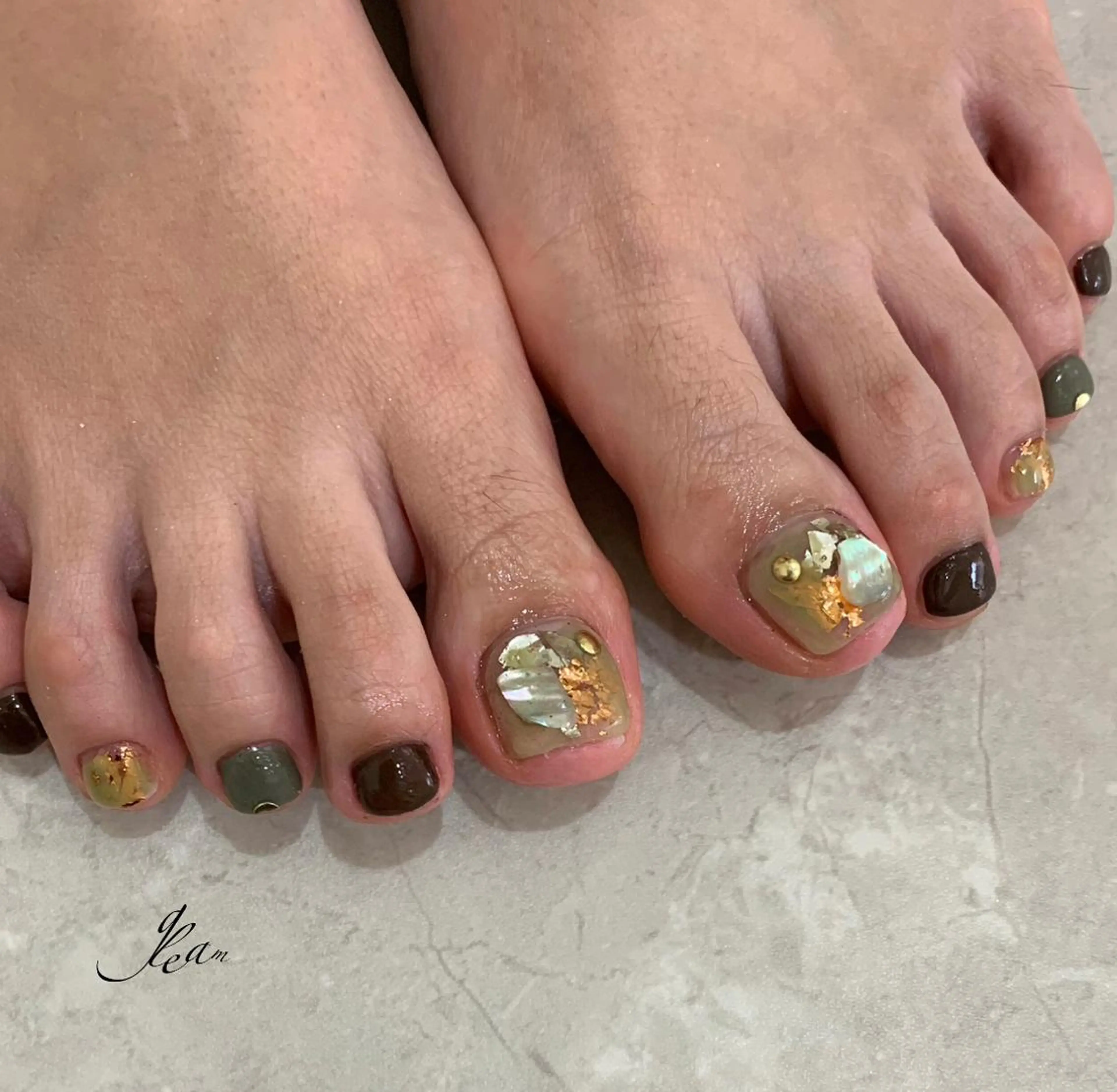 ネイル フットネイル gleam所属・gleam✴︎ sayakaのネイルデザイン