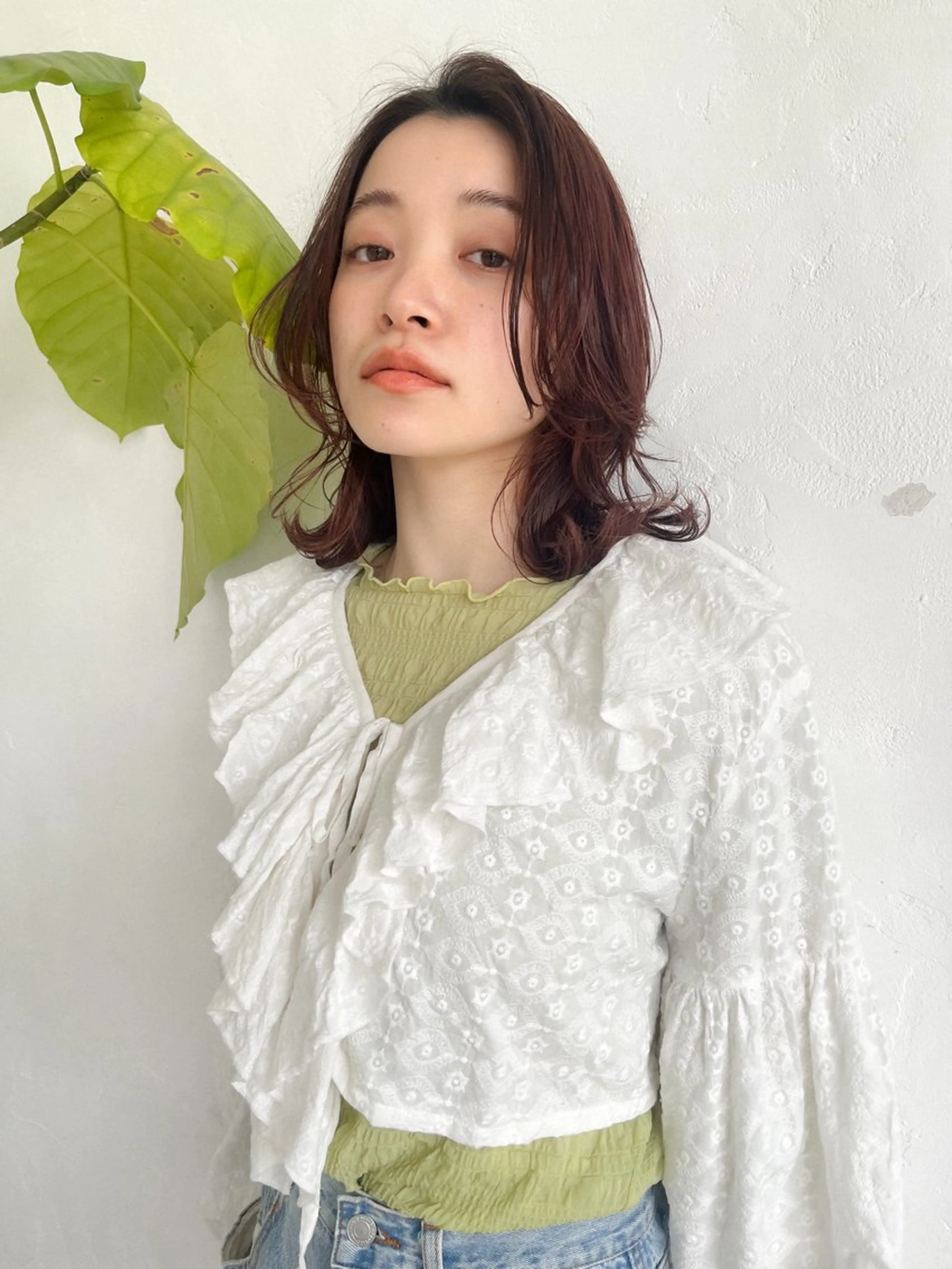 ミディアム カラー 五十嵐ゆり 美髪カラー　武蔵小杉のヘアスタイル