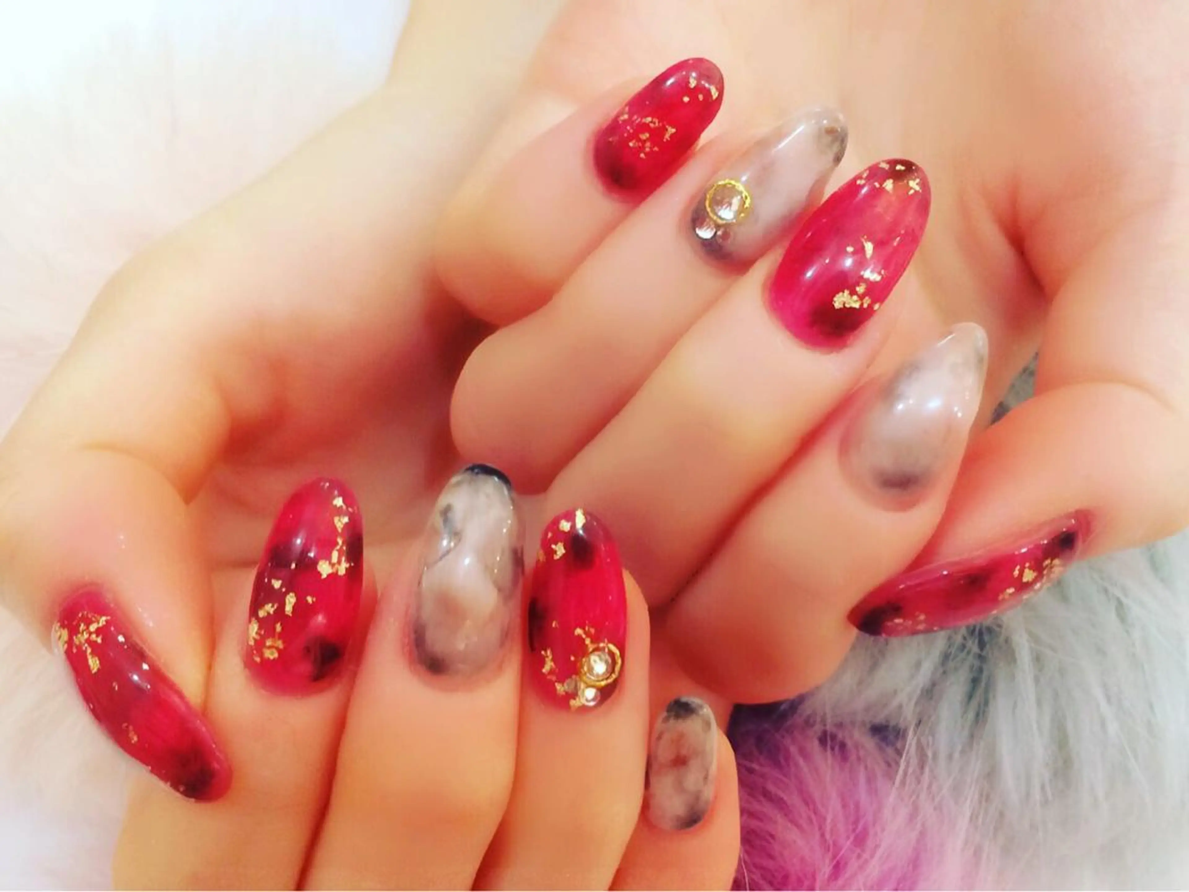 ミディアム メンズ キッズ ネイル NAILSGOGO shibuyaのネイルデザイン