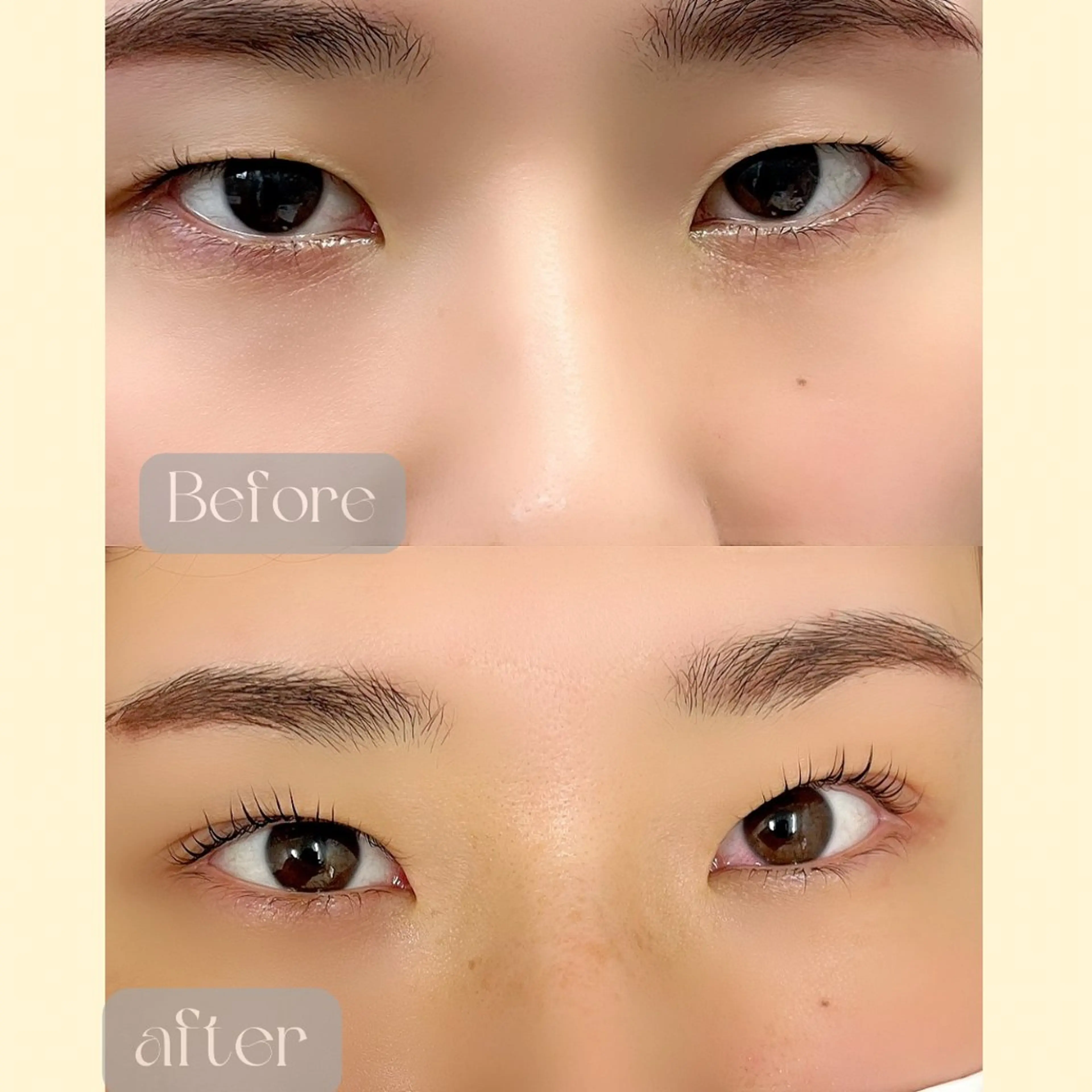 マツエク・マツパ ナチュラル 一重×まつ毛パーマ マツパ まつ毛・眉毛サロン MILK所属・MILK chikaのマツエク・マツパデザイン