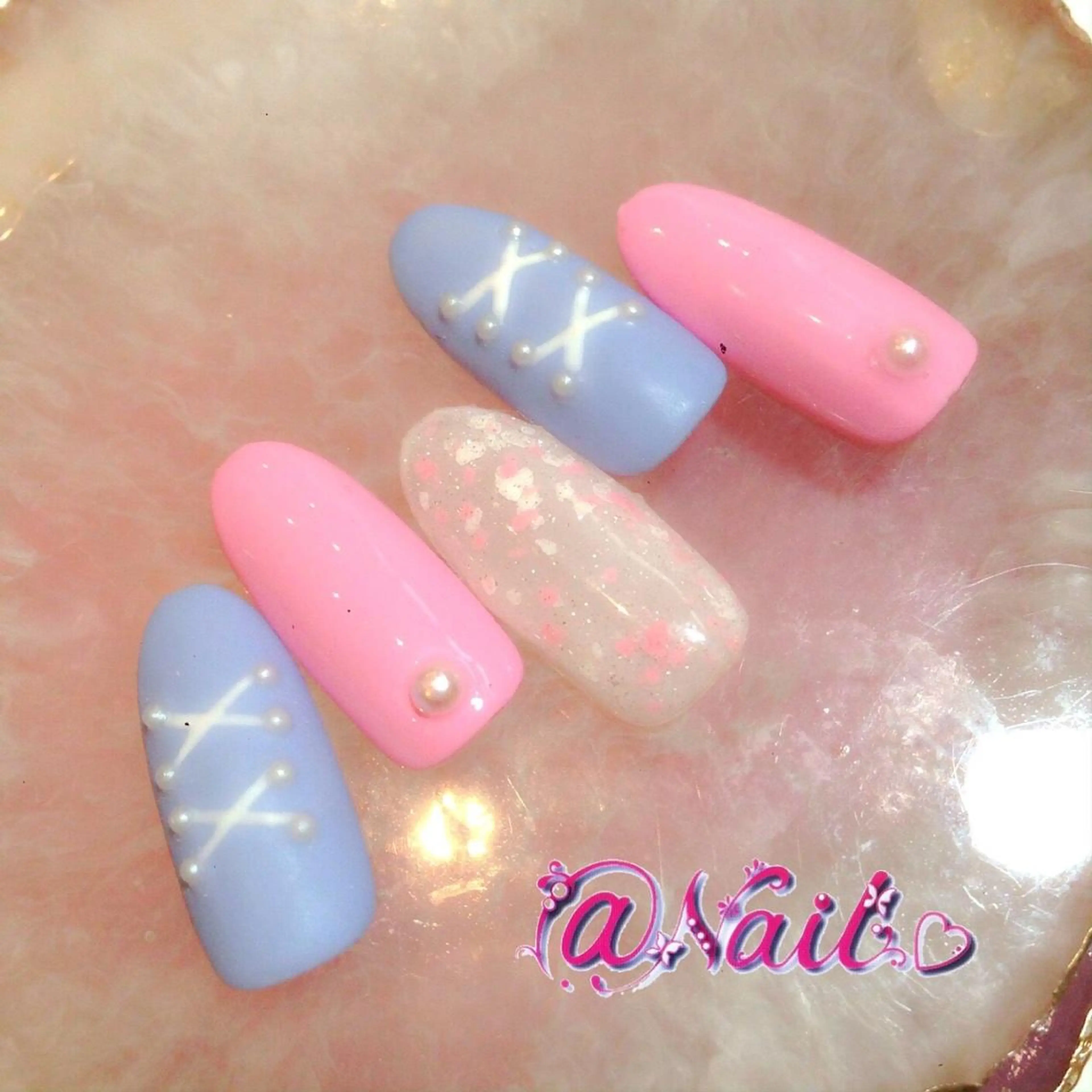 ネイル ネイルチップ 小尾 栞のネイルデザイン