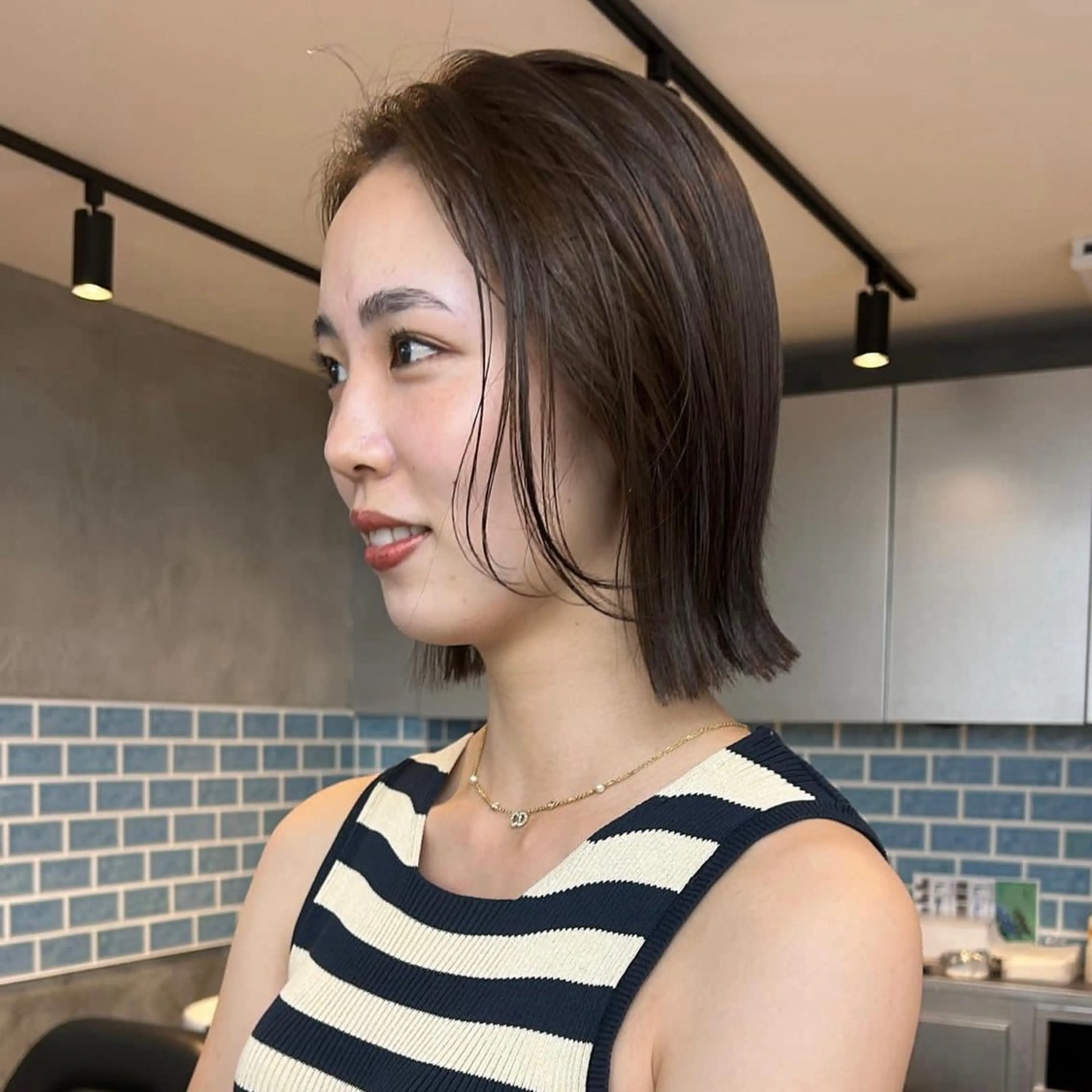 ミディアム カラー アッシュ おぐらみゆう 🍎ボブ/ショートのヘアスタイル