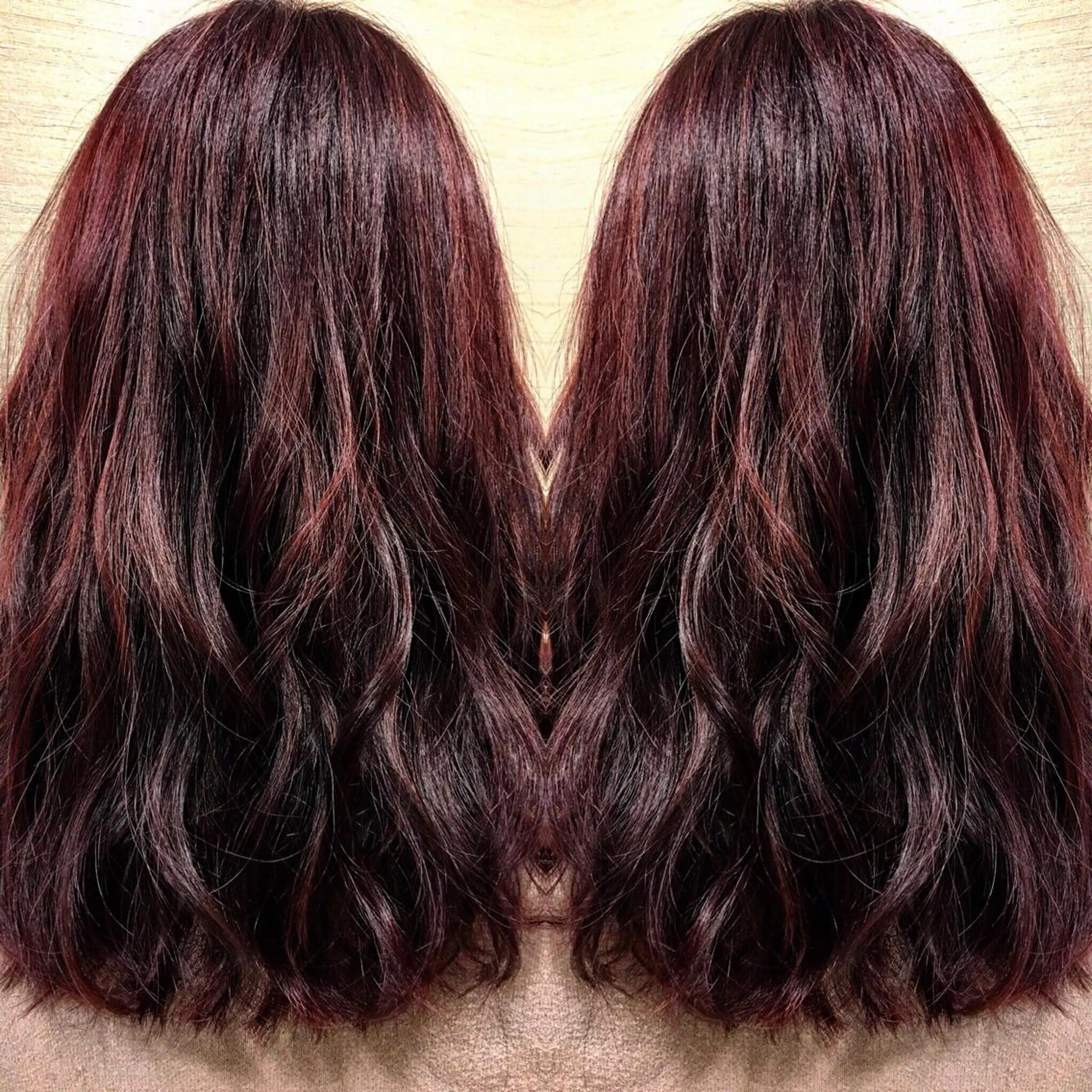 セミロング box  mico. mutsumiのヘアスタイル