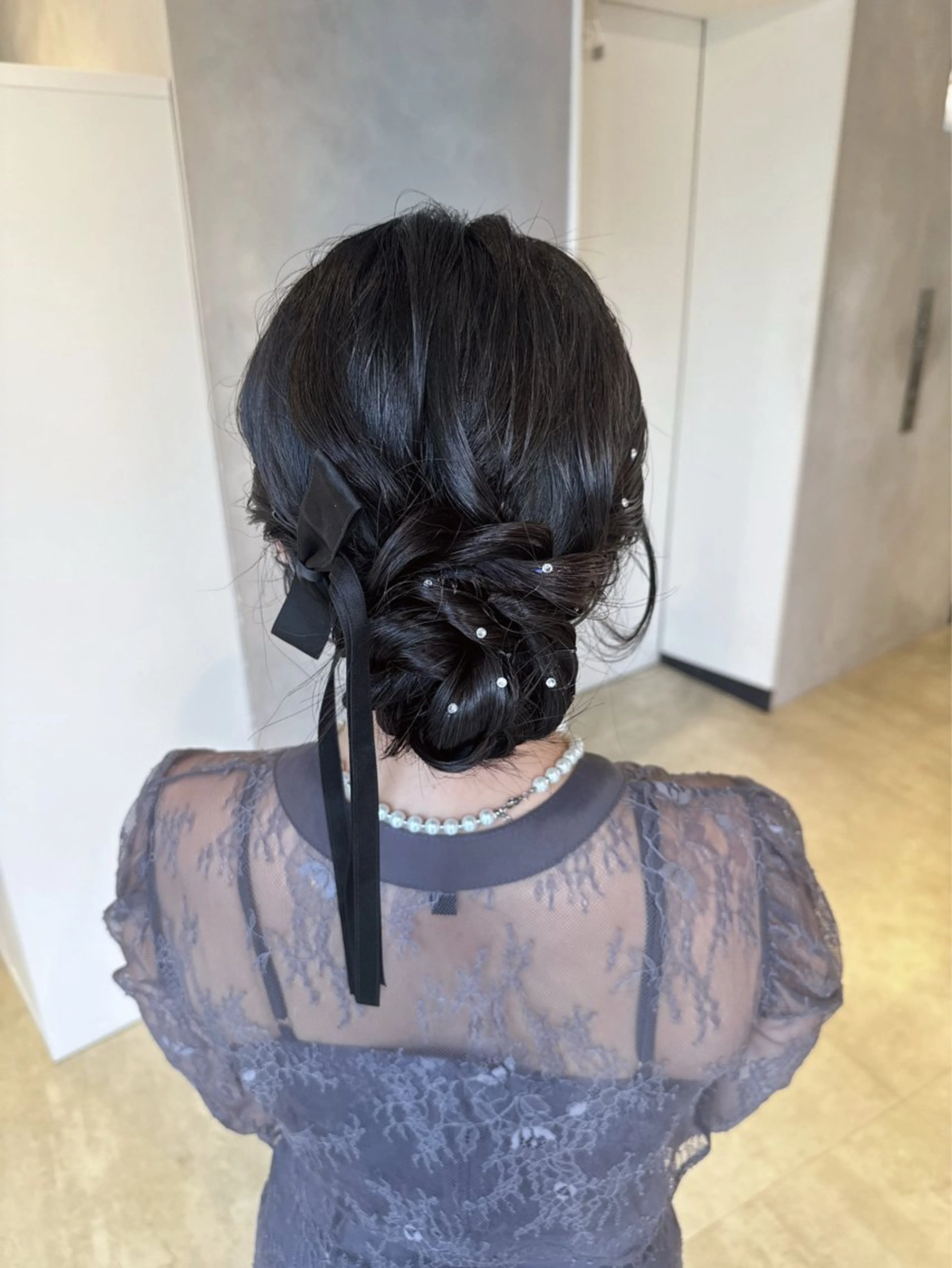 ヘアアレンジ 透明感カラー✨艶髪 制作🌱山根あゆみのヘアスタイル