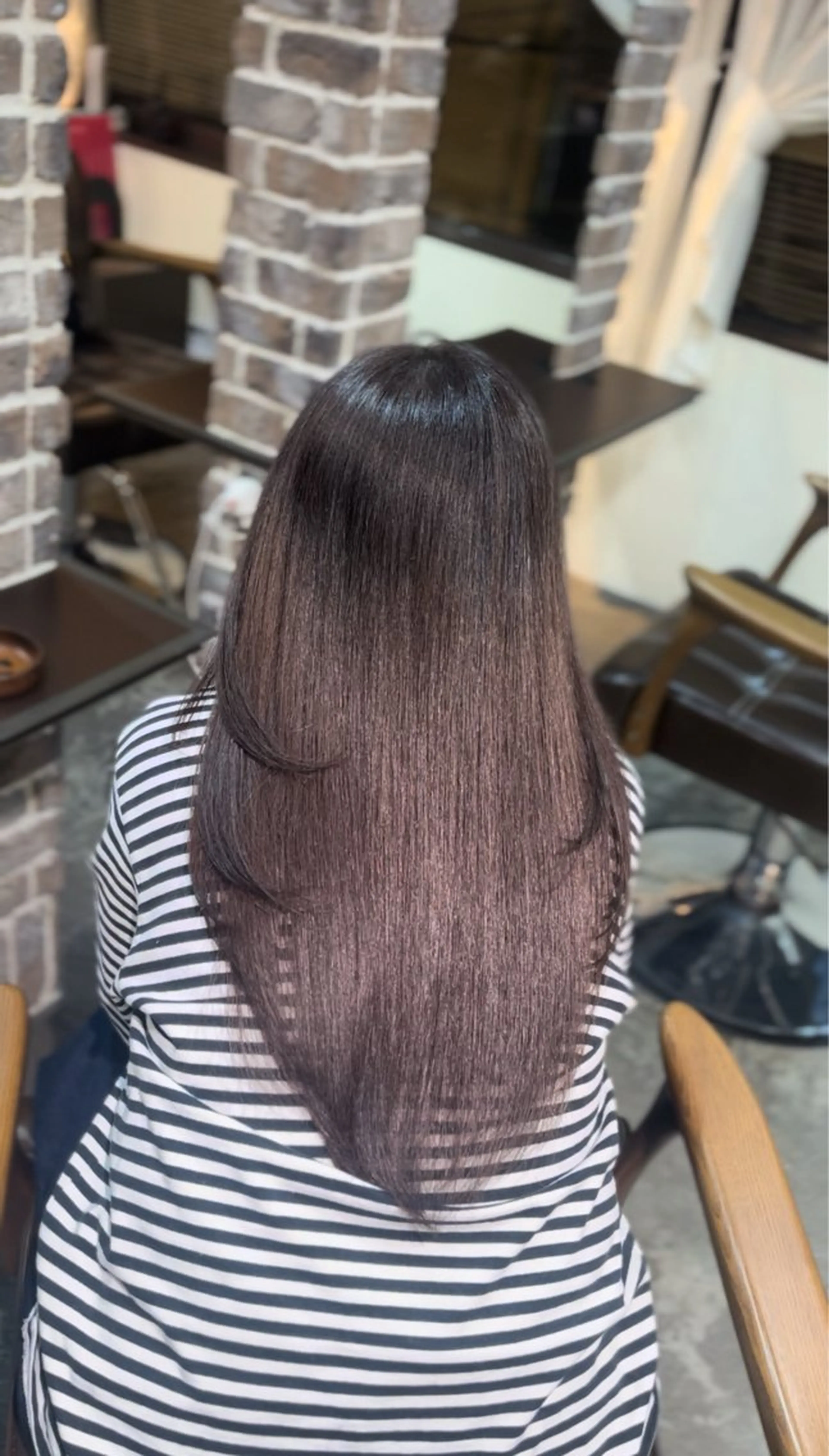 セミロング カット ヘアカラー トリートメント メンズパーマ/縮毛 矯正/徳田真緒のヘアスタイル