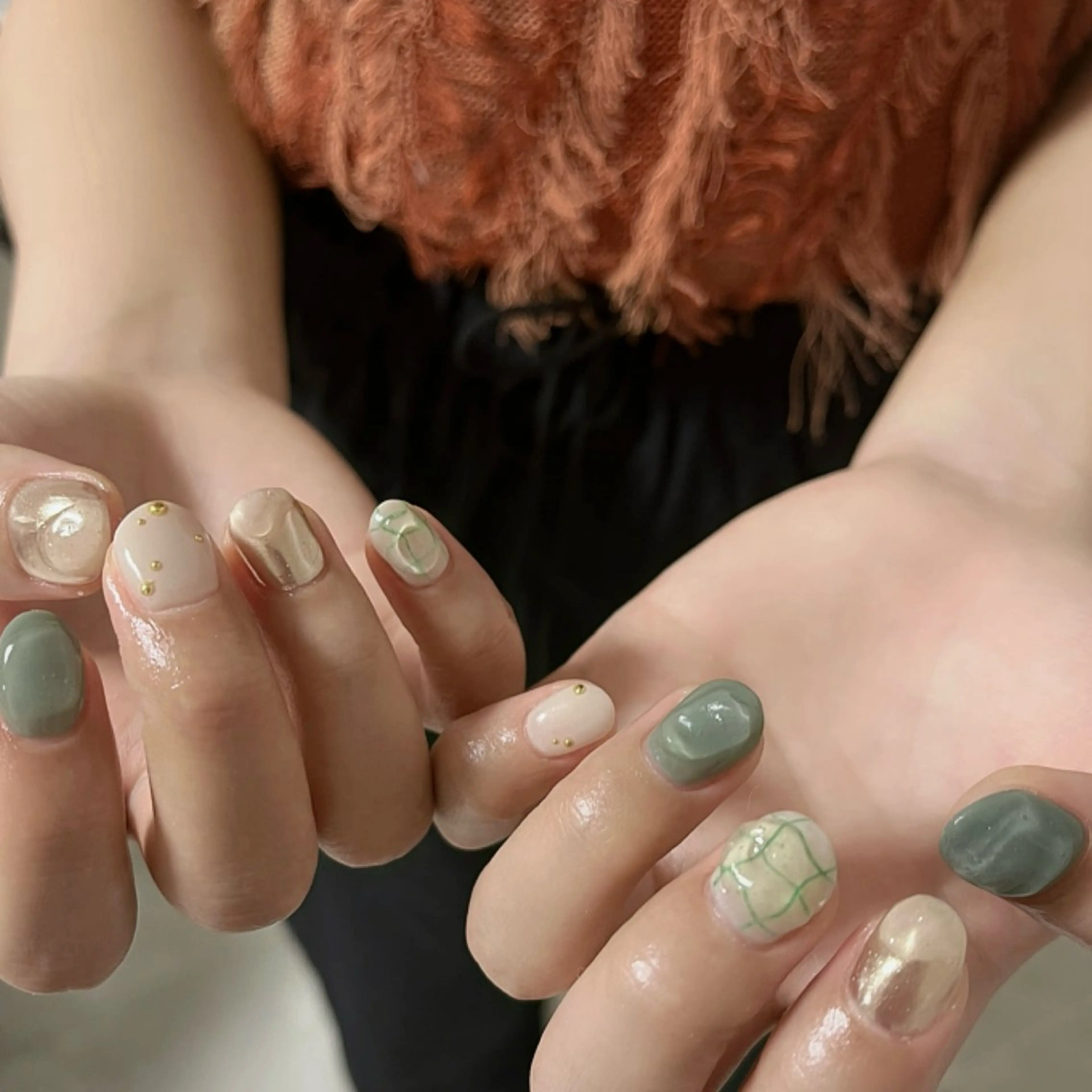 ネイル Protea きぬがわ らむのネイルデザイン