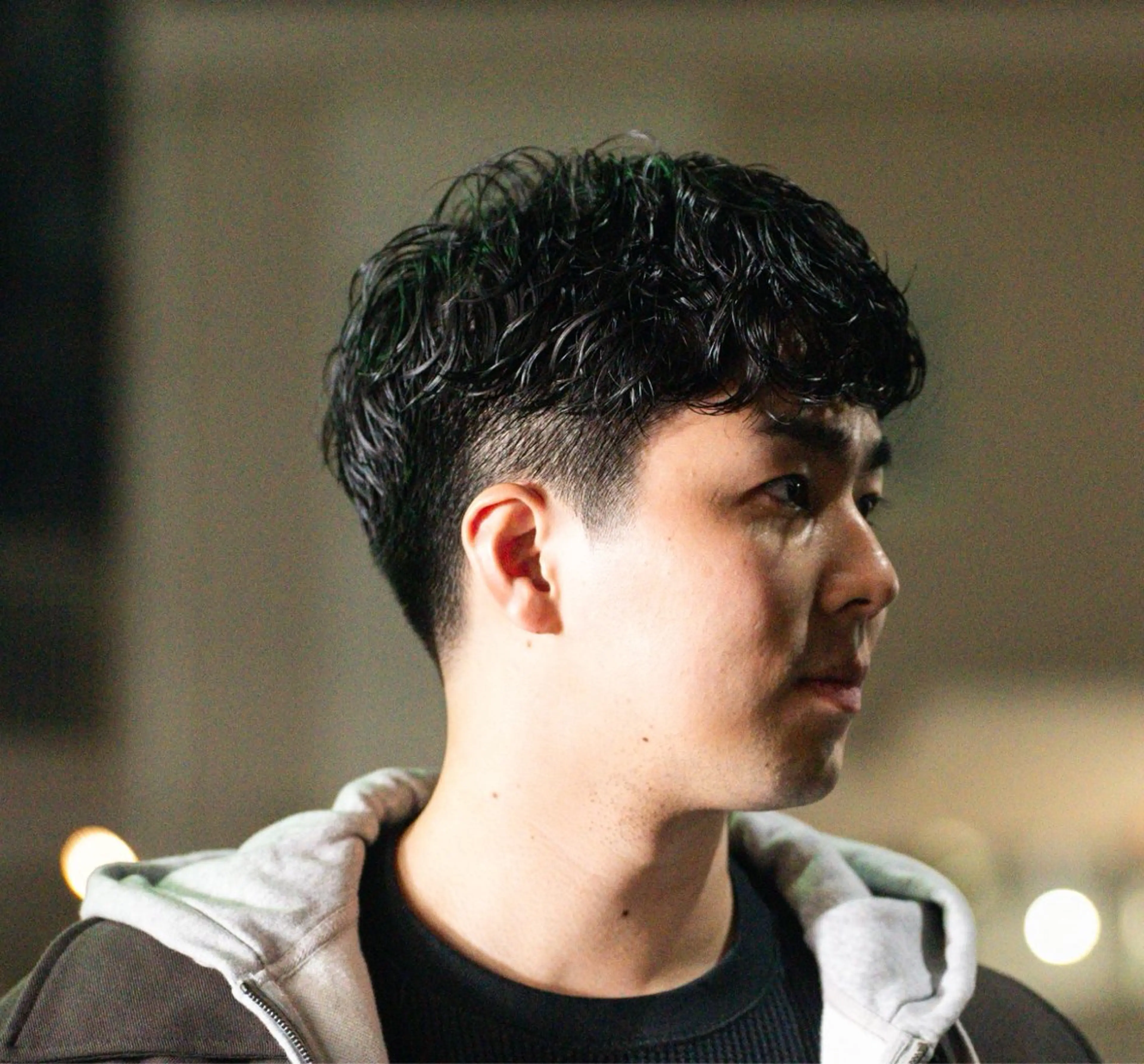 ショート カラー パーマ メンズ カット パーマ 🔗メンズサロン🔗 Kieのヘアスタイル