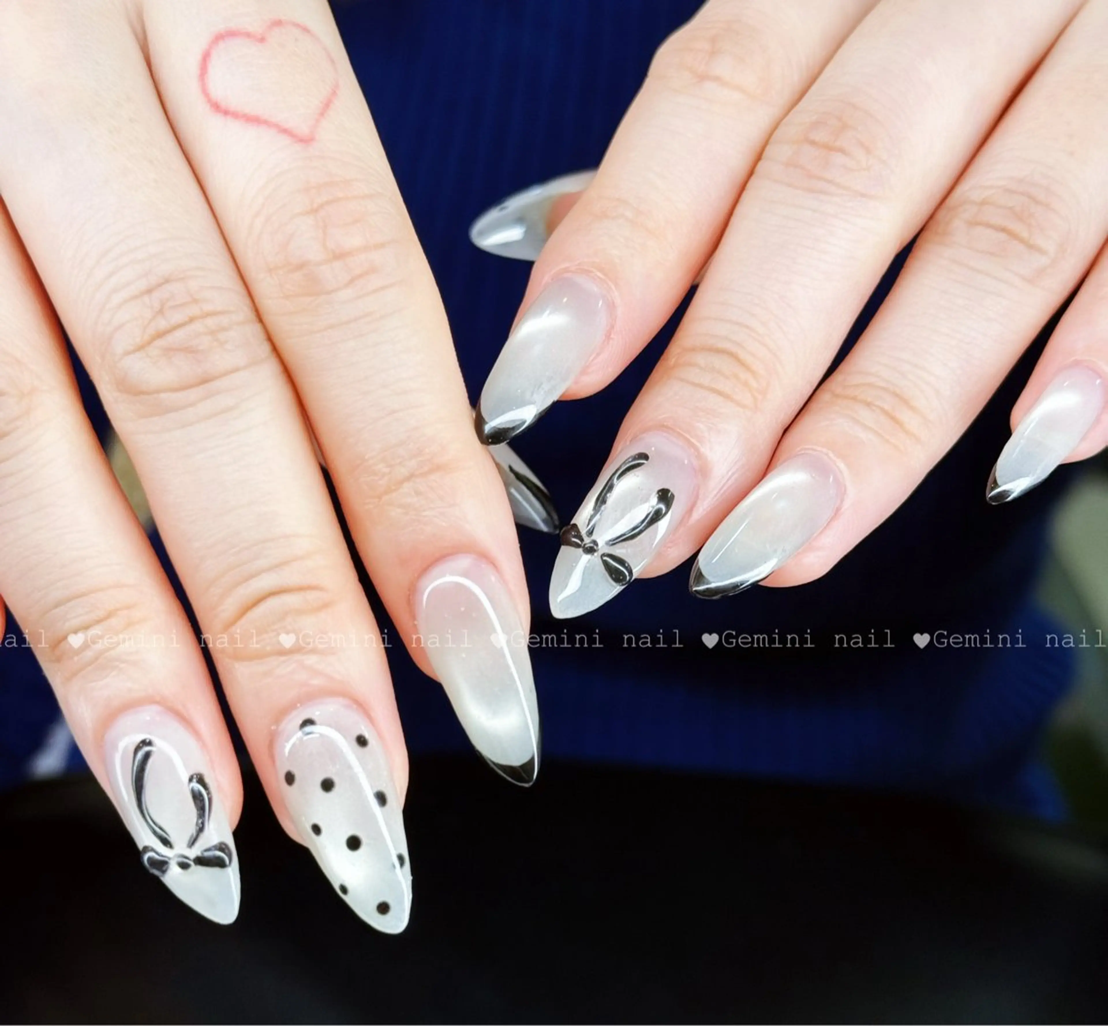 ネイル ハンドネイル Gemini nailのネイルデザイン