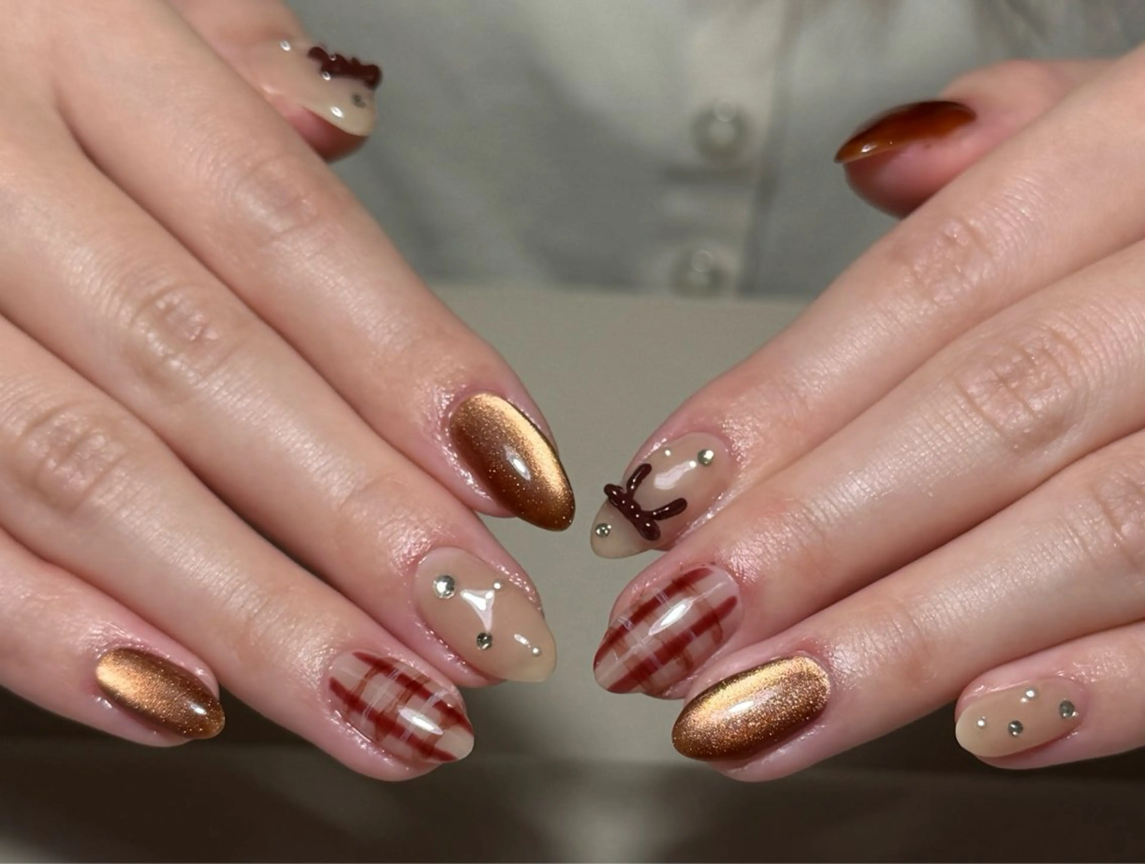 ネイル ハンドネイル ハンドケア 🍑 momo_nailのネイルデザイン