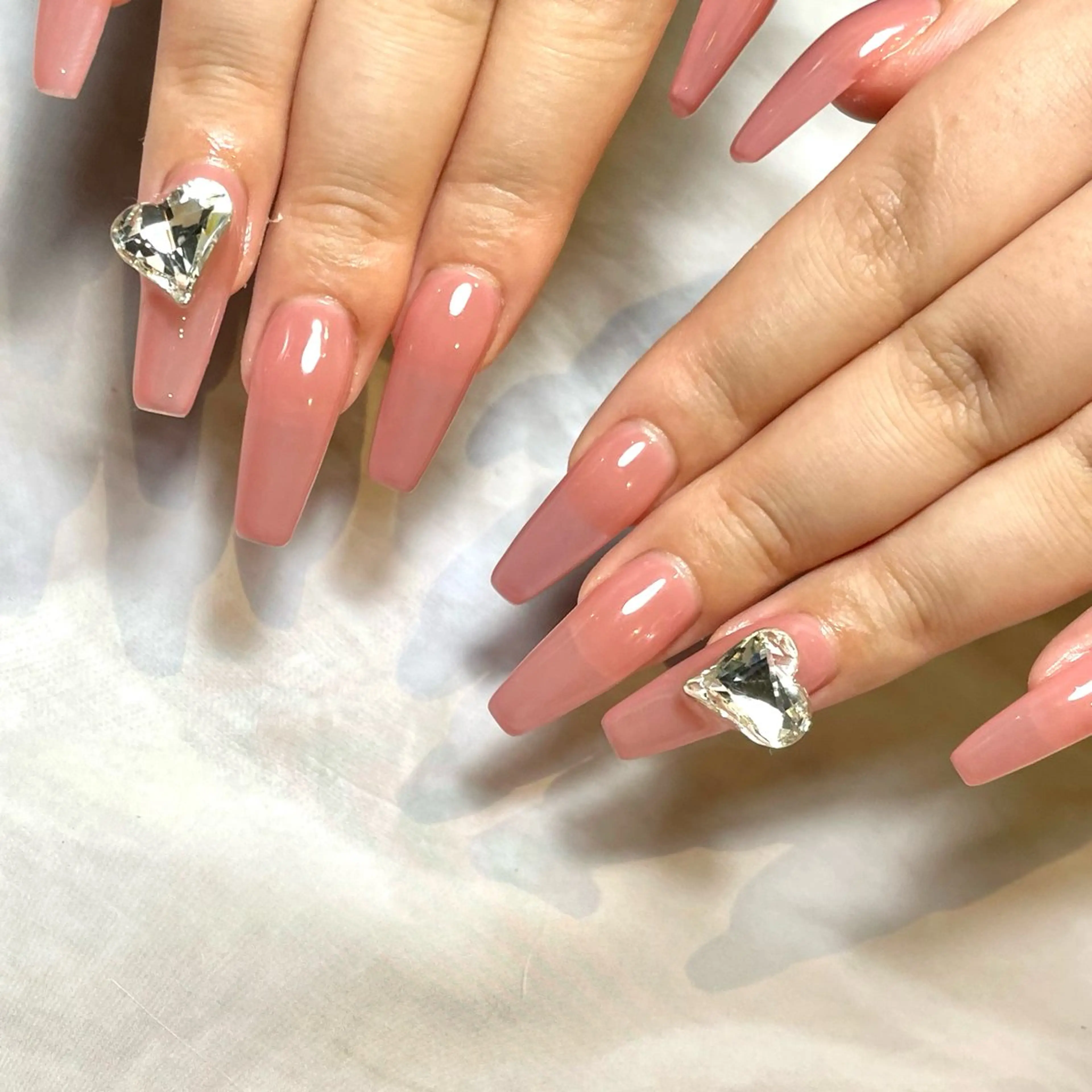 ネイル ハート ピンク Reflection marikoのネイルデザイン