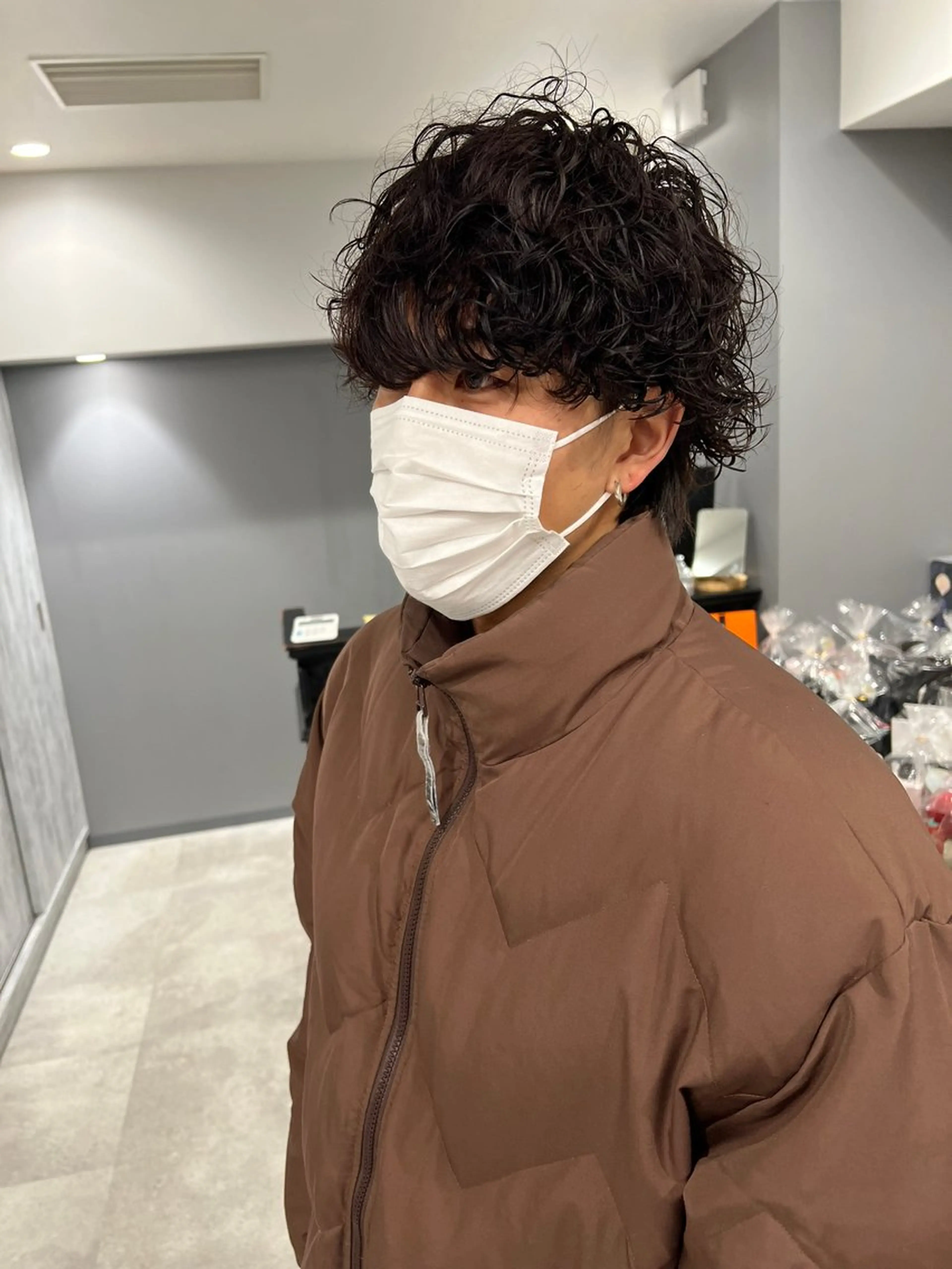 メンズ メンズカット/シャ ドウパーマ/KOBAのヘアスタイル