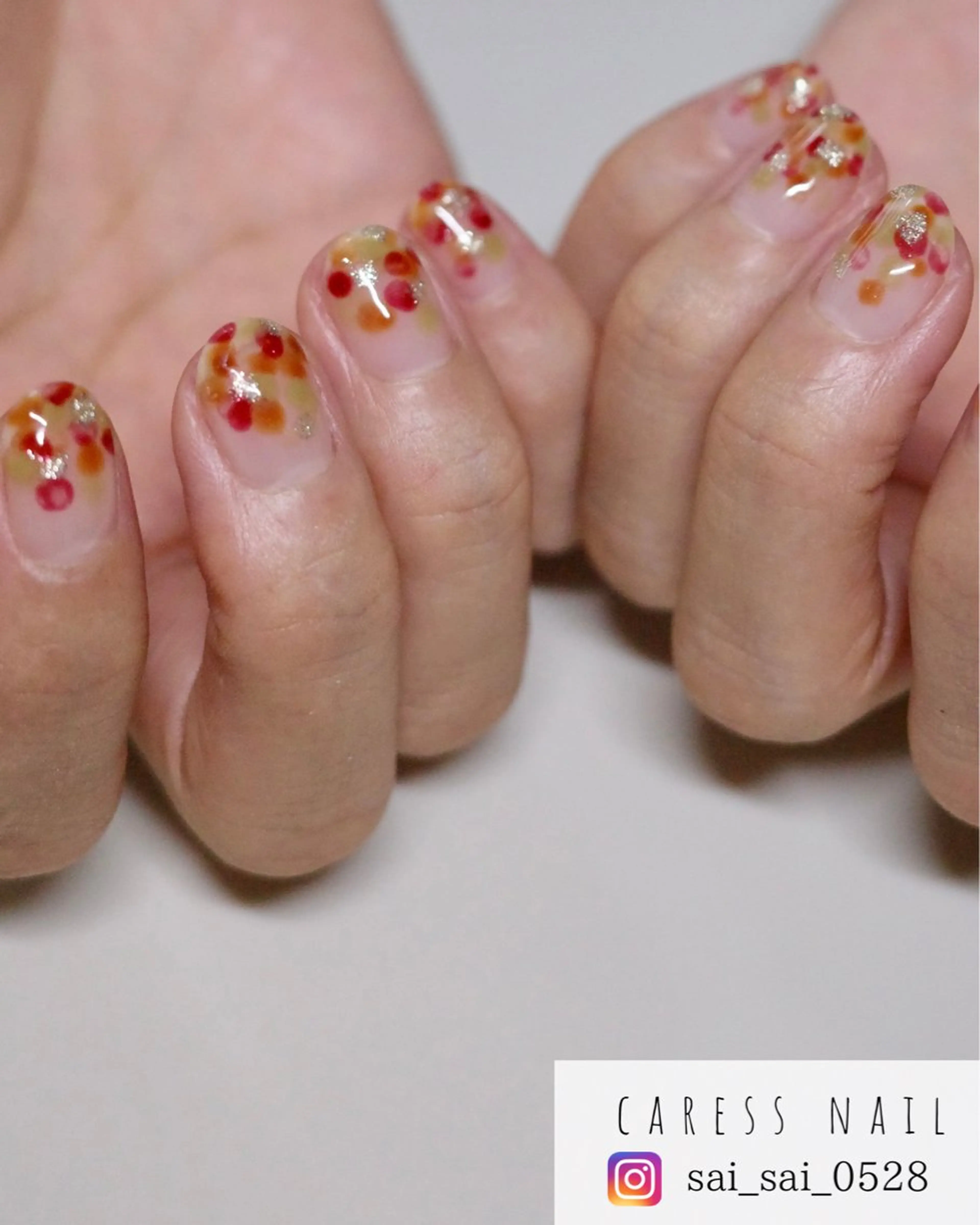 ネイル caress  nail カレスネイル　代々木上原所属・カレスネイル さいのネイルデザイン