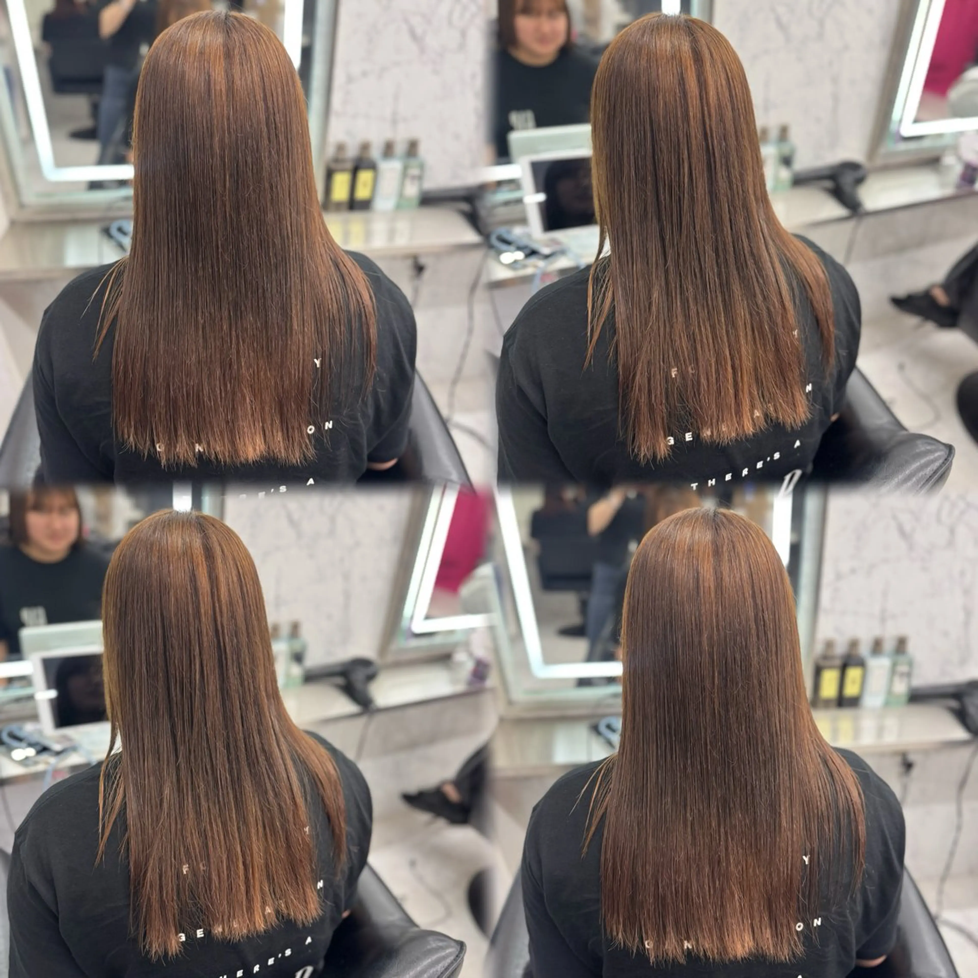 ロング カラー ハイトーンカラー ヨシンモリ 韓国風ヘア JPCY MIRIYAのヘアスタイル