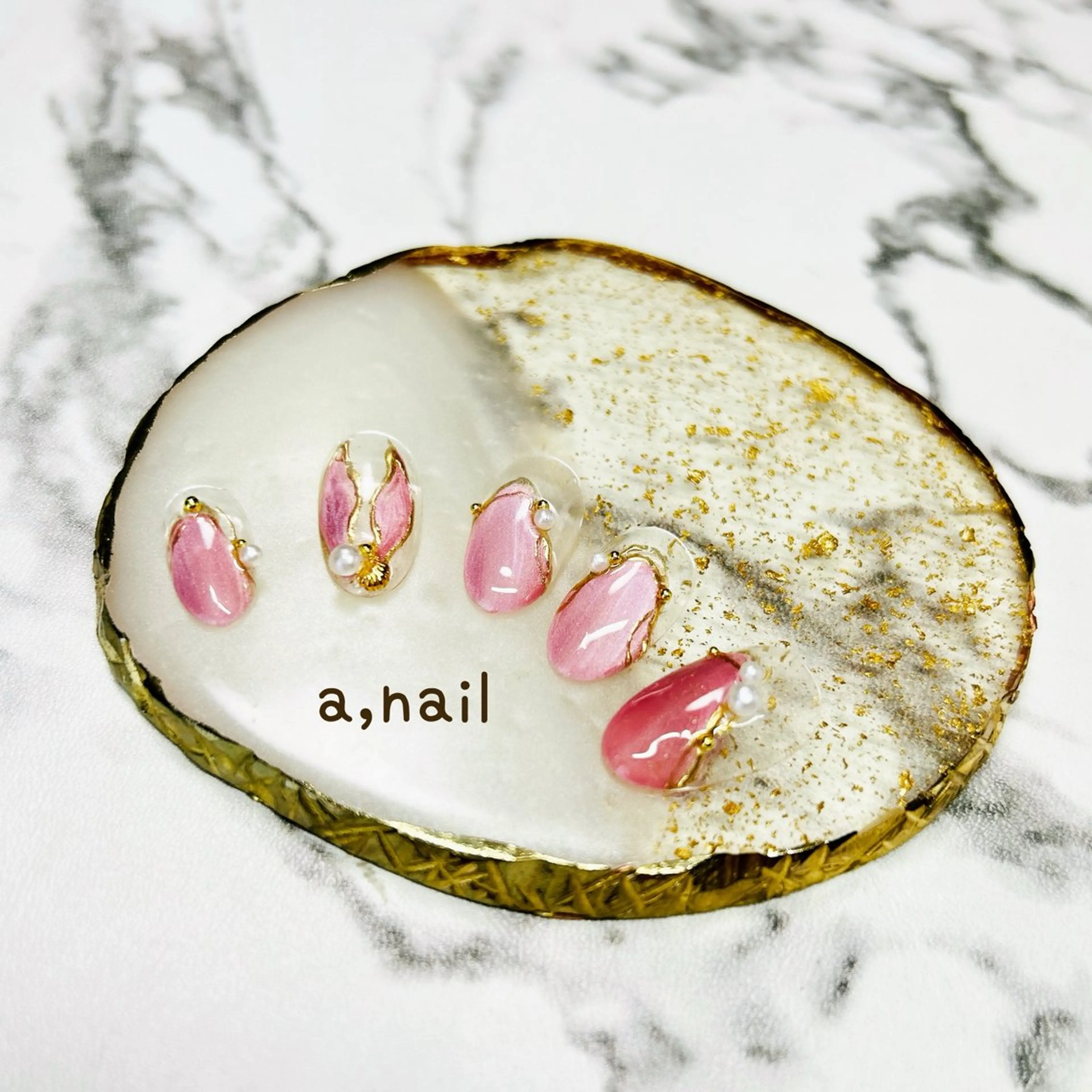 ネイル フレンチネイル マグネットネイル ミラーネイル 夏ネイル ハンドネイル ネイルサロン エーネイルのネイルデザイン