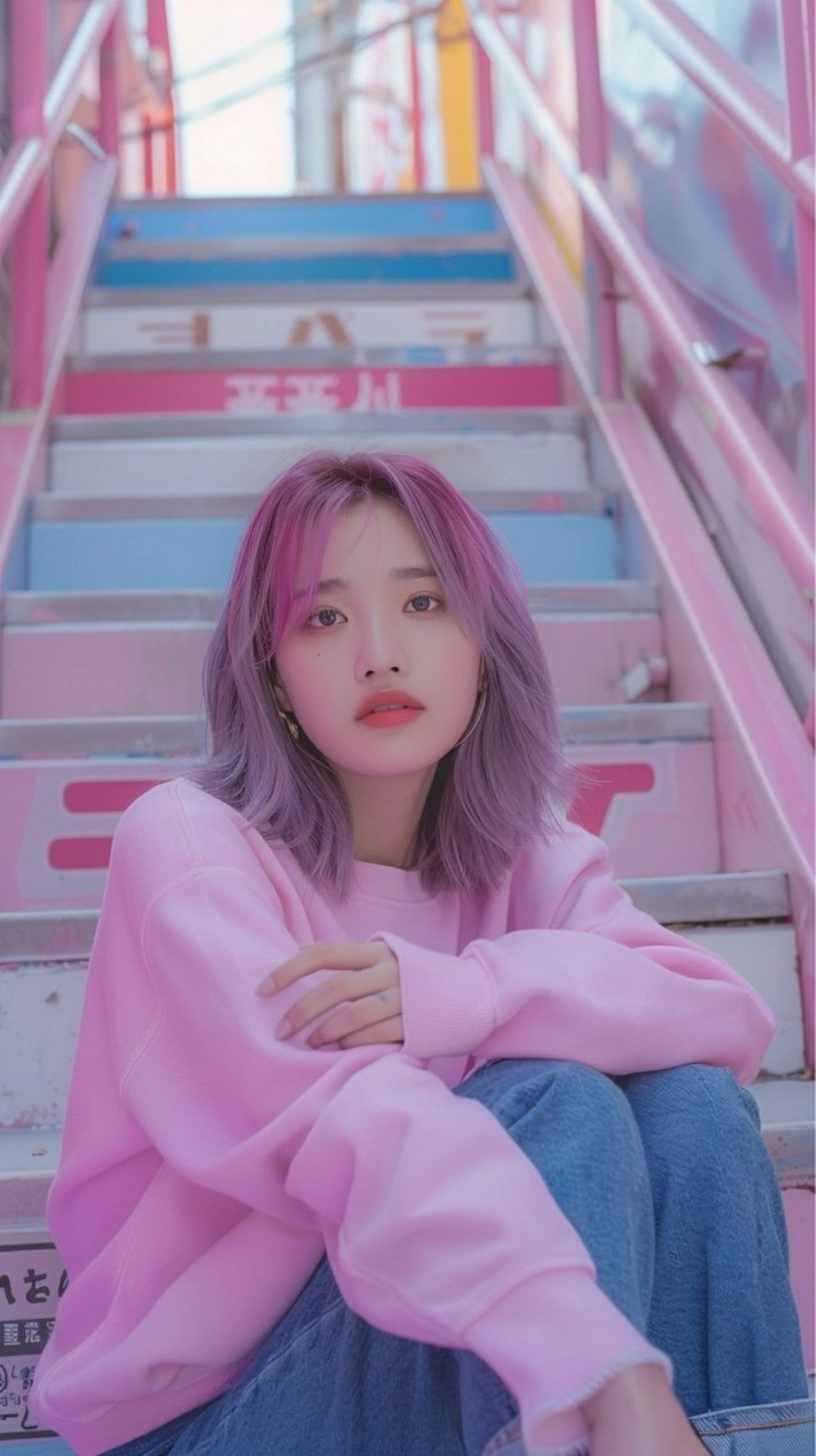 カラー バイオレットカラー 池袋/カラー特化🎨 ロング料金なし🩵のヘアスタイル