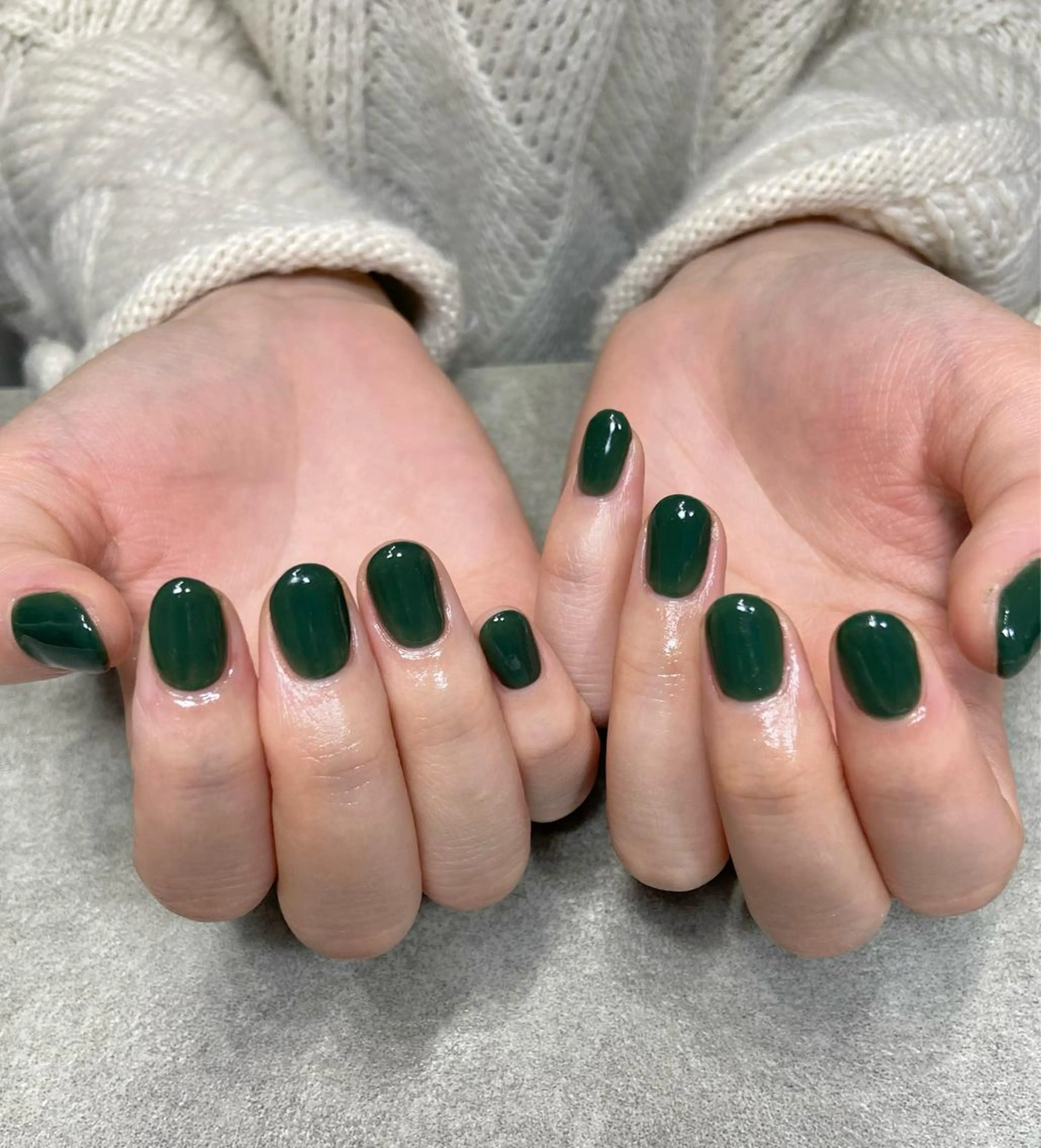 ネイル グリーン salon de oct.のネイルデザイン