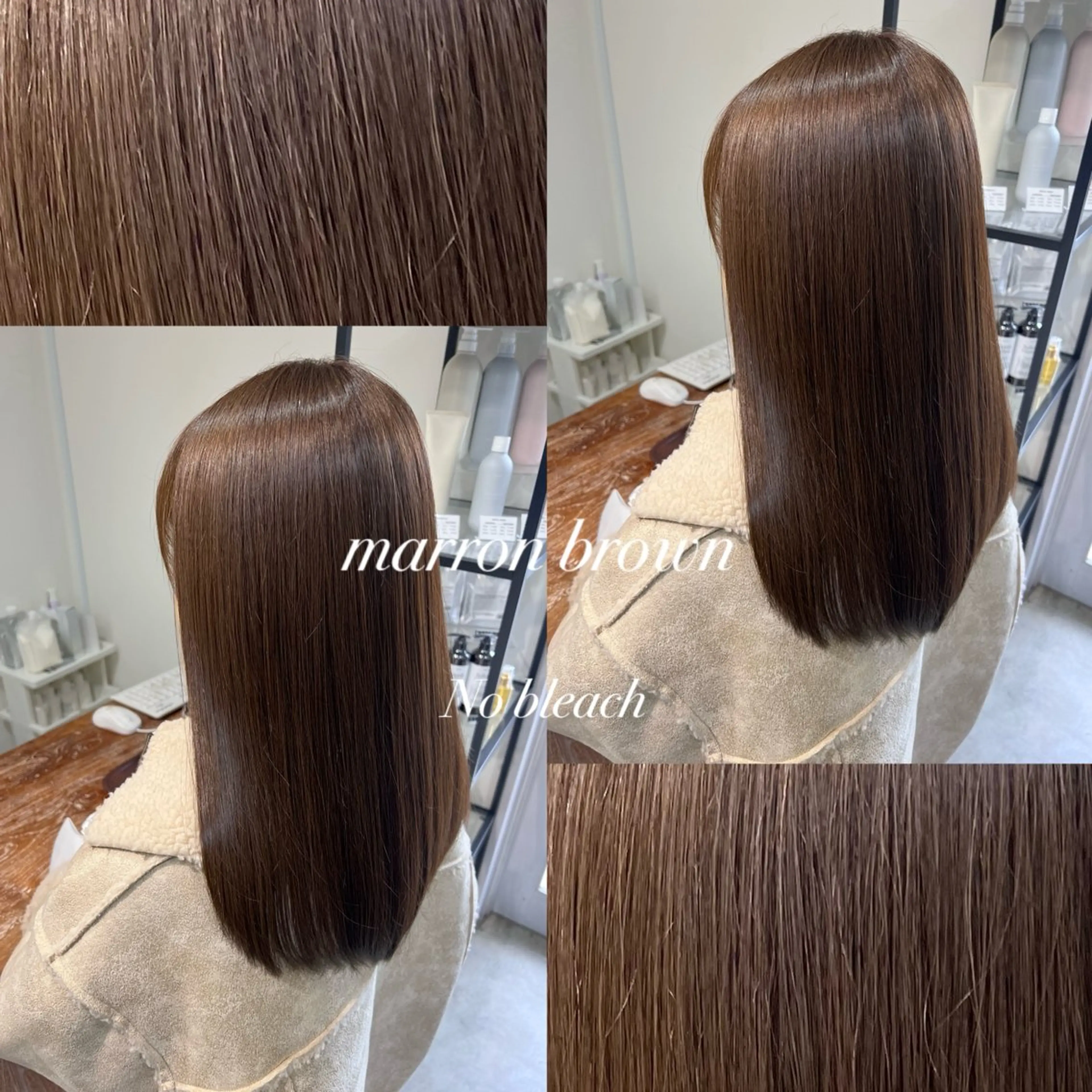 セミロング anB ハルカのヘアスタイル