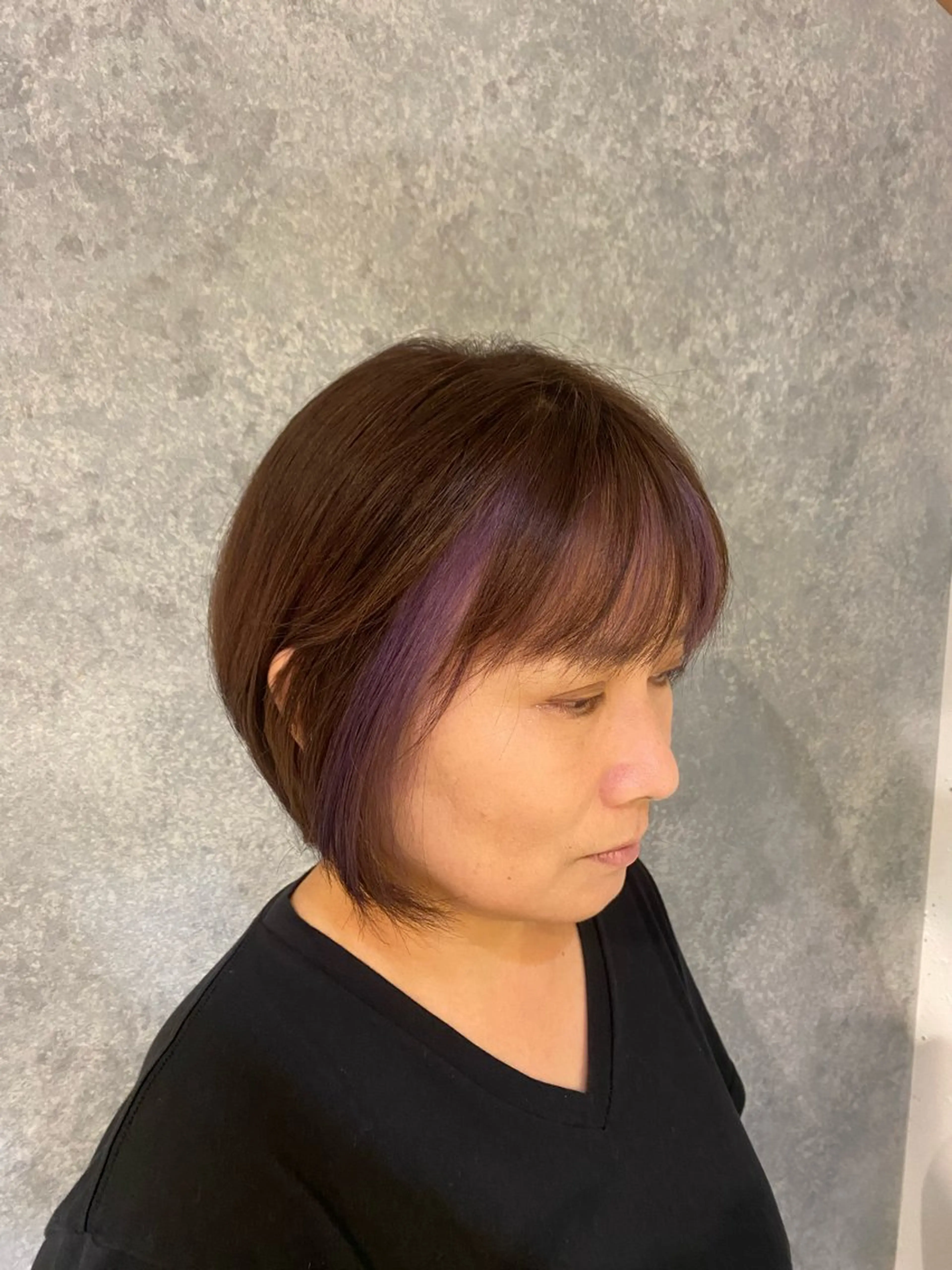 カラー デザインカラー ピンクカラー AiRU hair RIRIKOのヘアスタイル