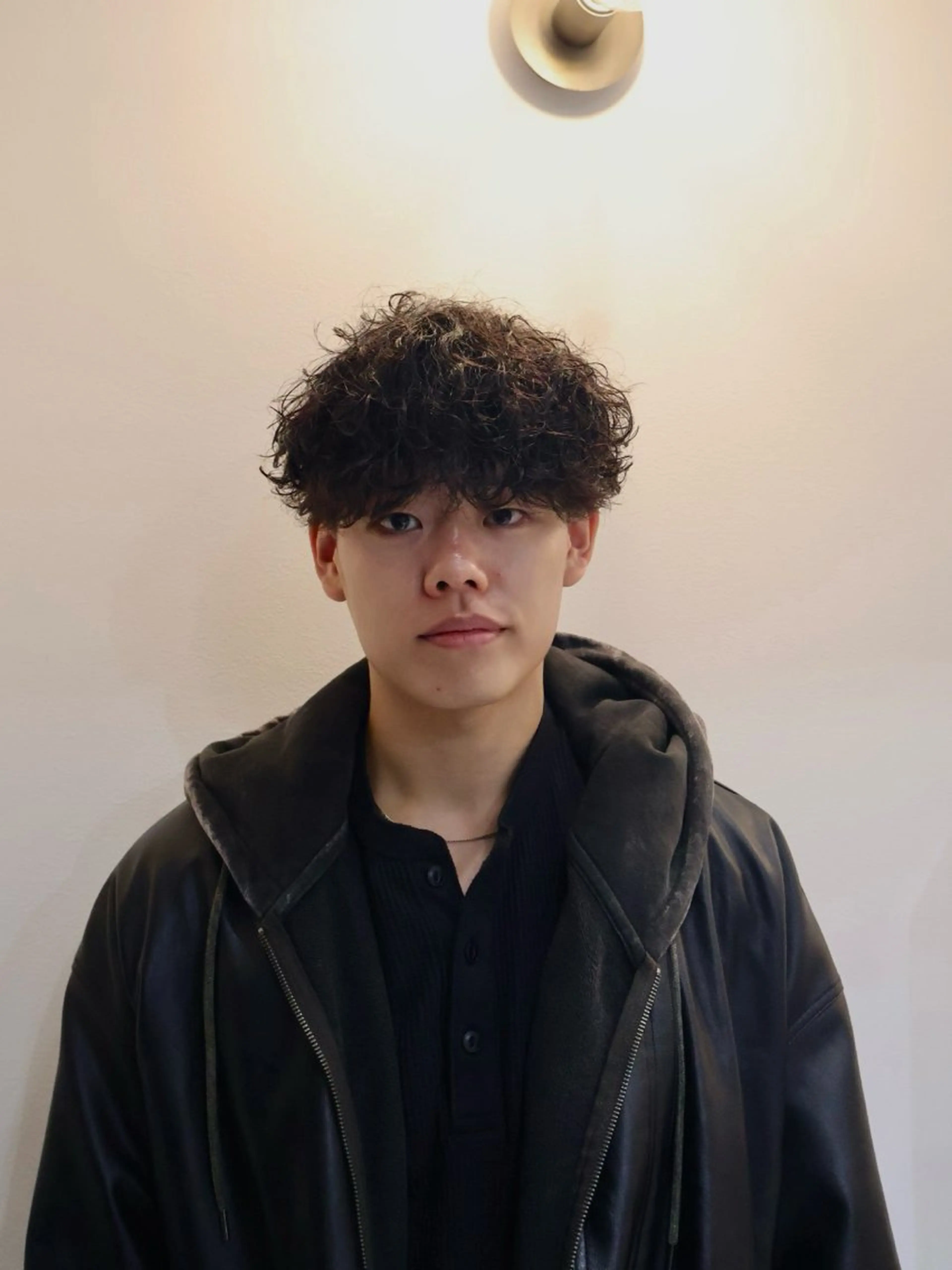 ショート パーマ スパイラルパーマ メンズパーマ梅田 ・川副史晶のヘアスタイル