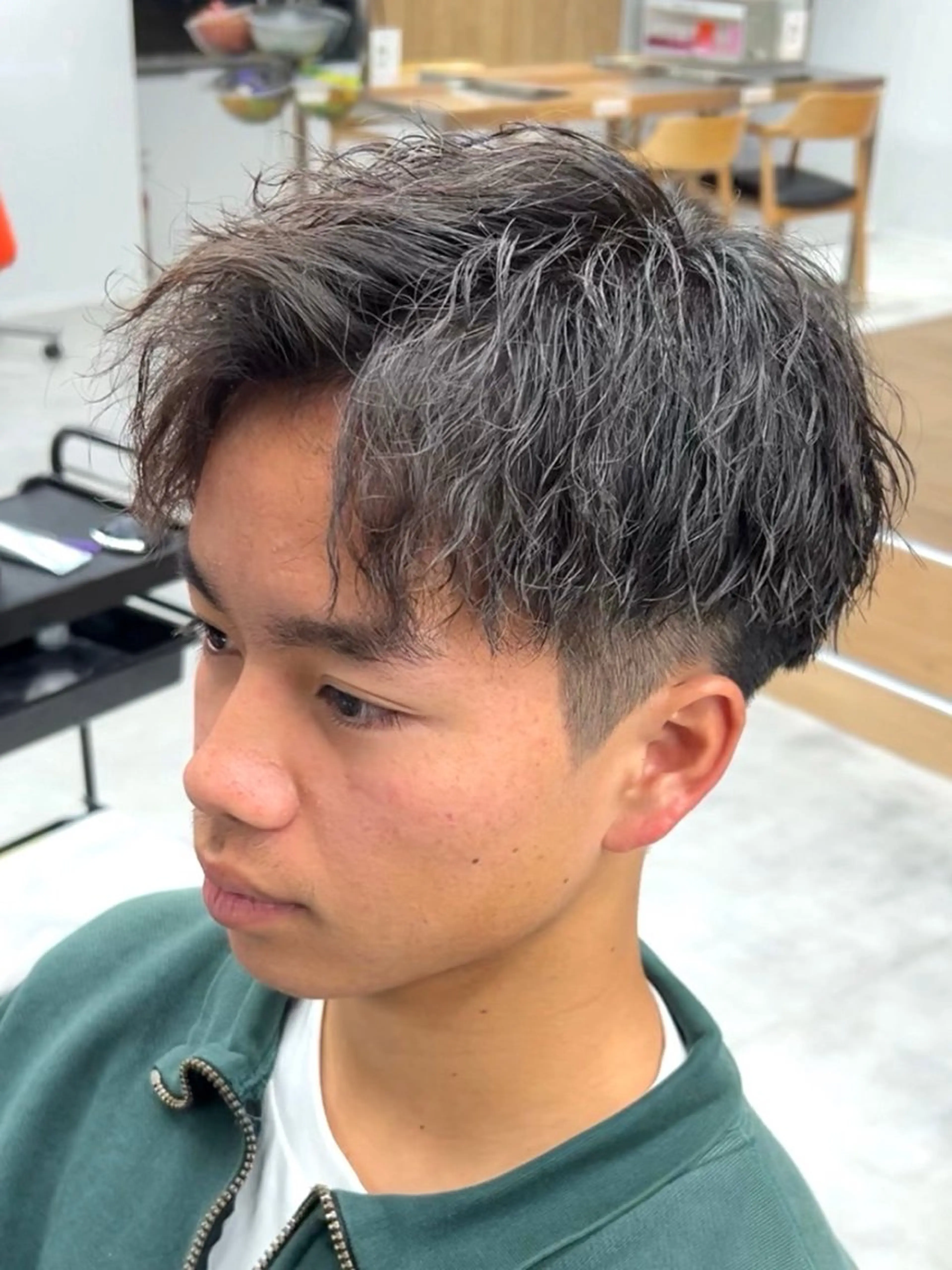 パーマ メンズ カット パーマ メンズパーマ/長岡 坂口祥貴のヘアスタイル