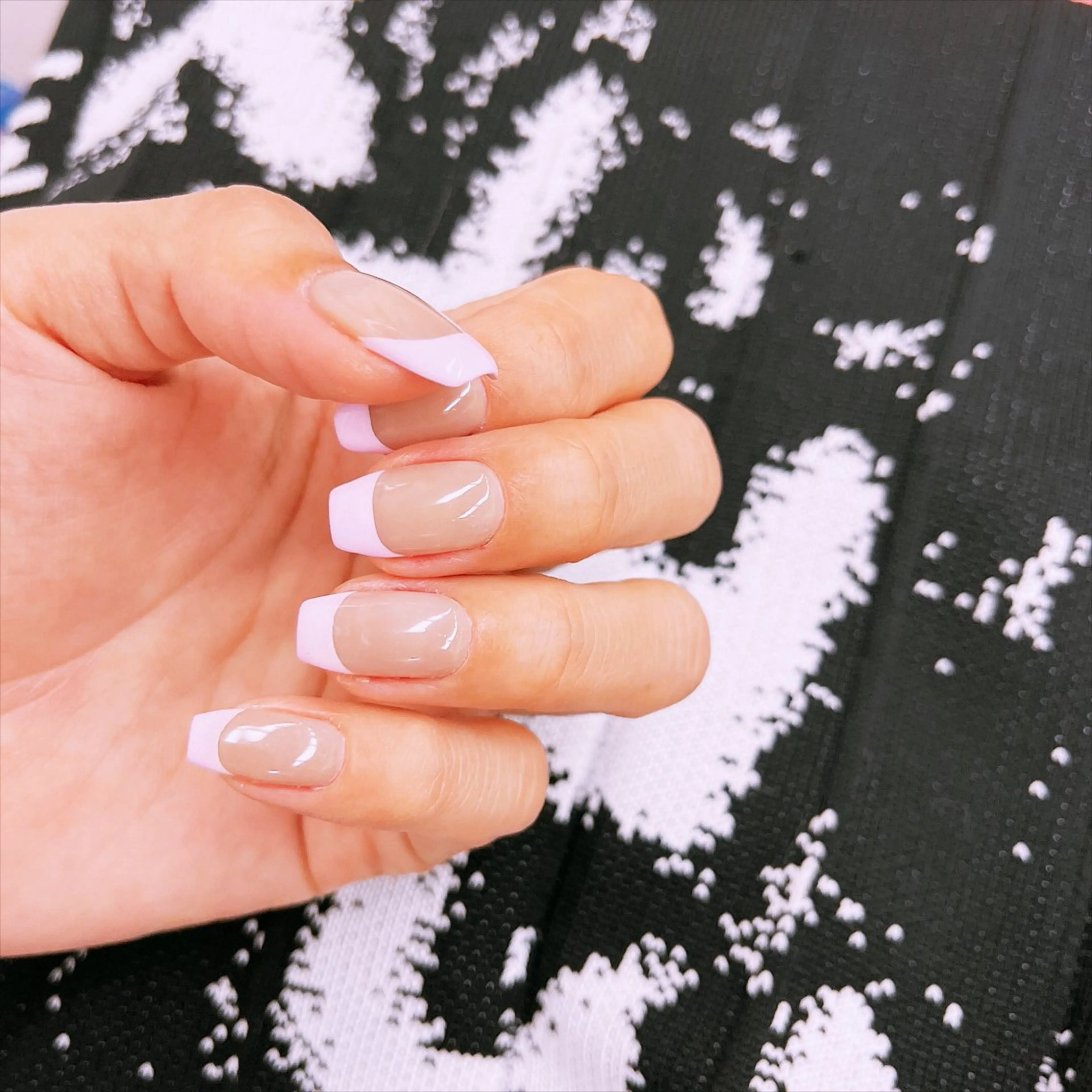 ネイル ピンク リボン ハンドネイル ruirui.naildesign所属・RUI ☆のネイルデザイン