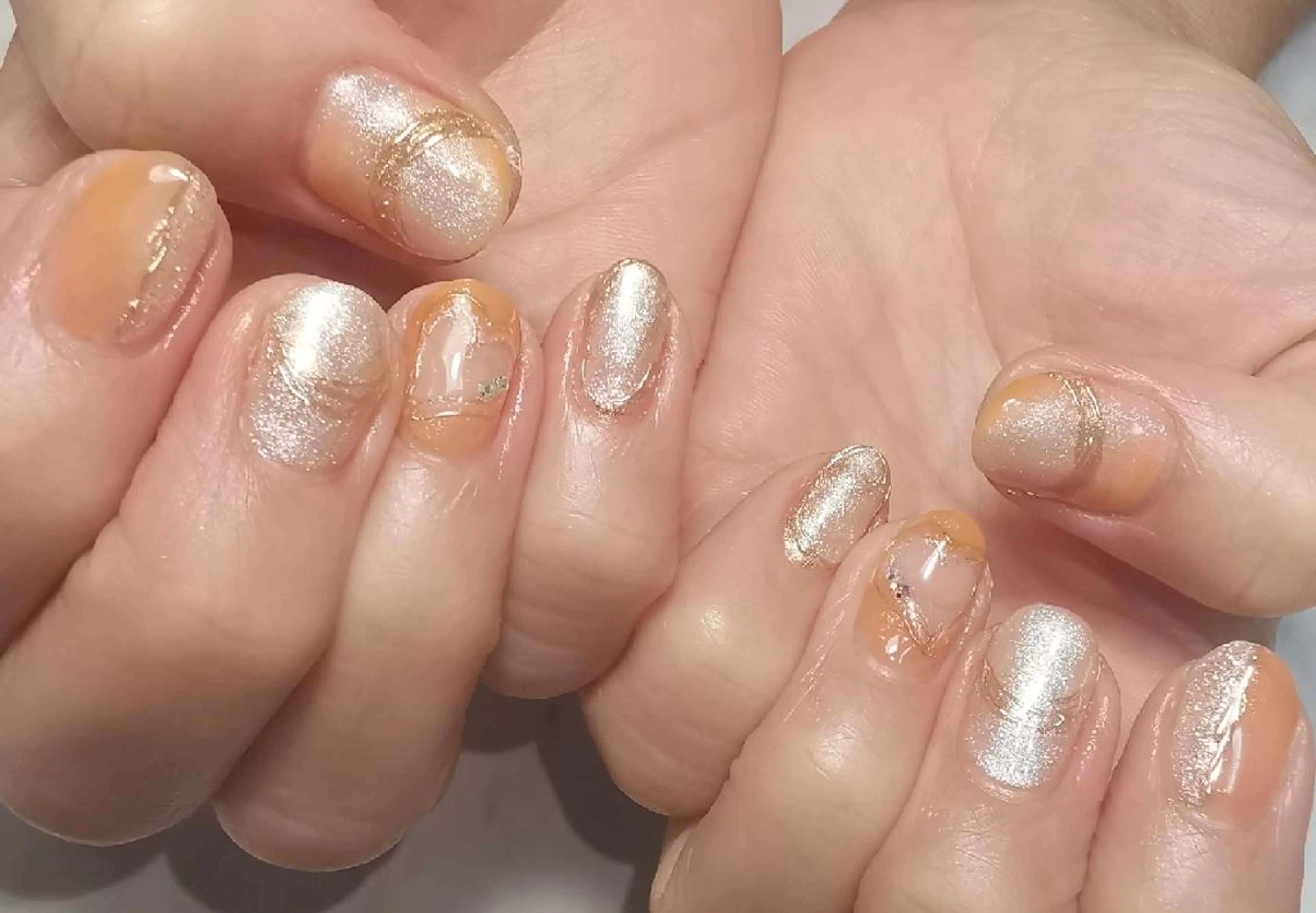 ネイル ミラーネイル ハンドネイル reve あやののネイルデザイン