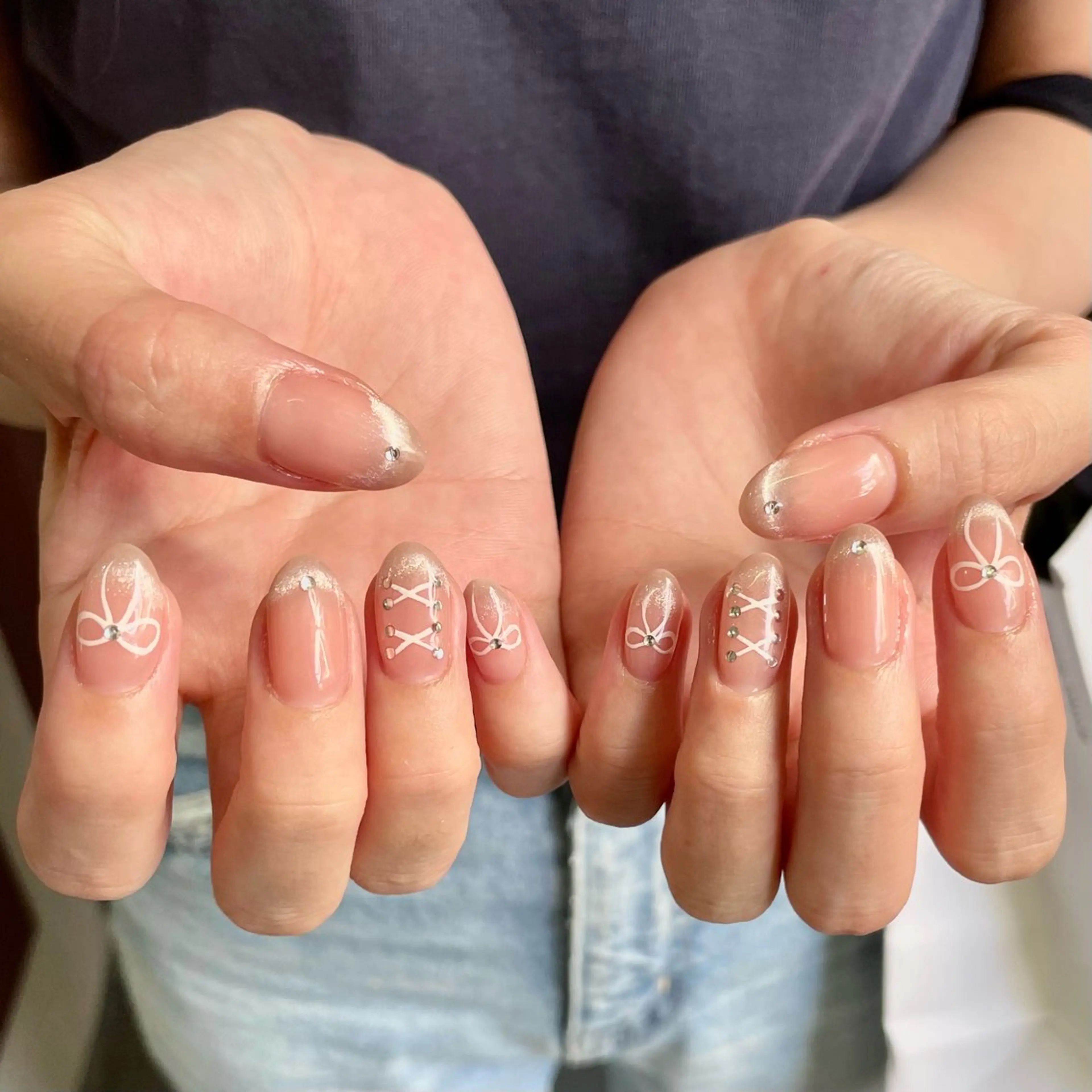 ネイル ハンドネイル By moonネイル 🌷ワンホン/韓国風のネイルデザイン