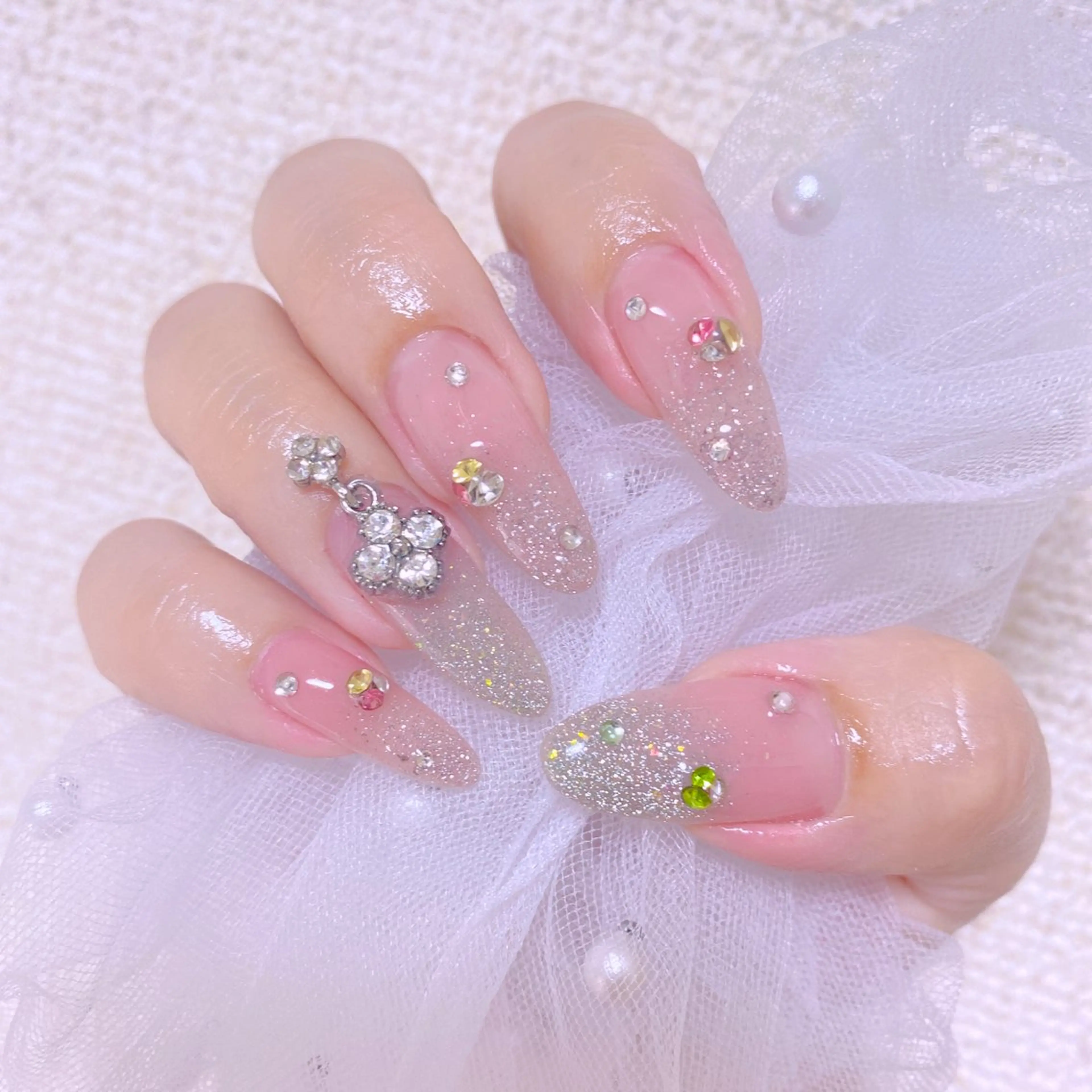 ネイル フラッシュネイル 夏ネイル Nail Yunaのネイルデザイン