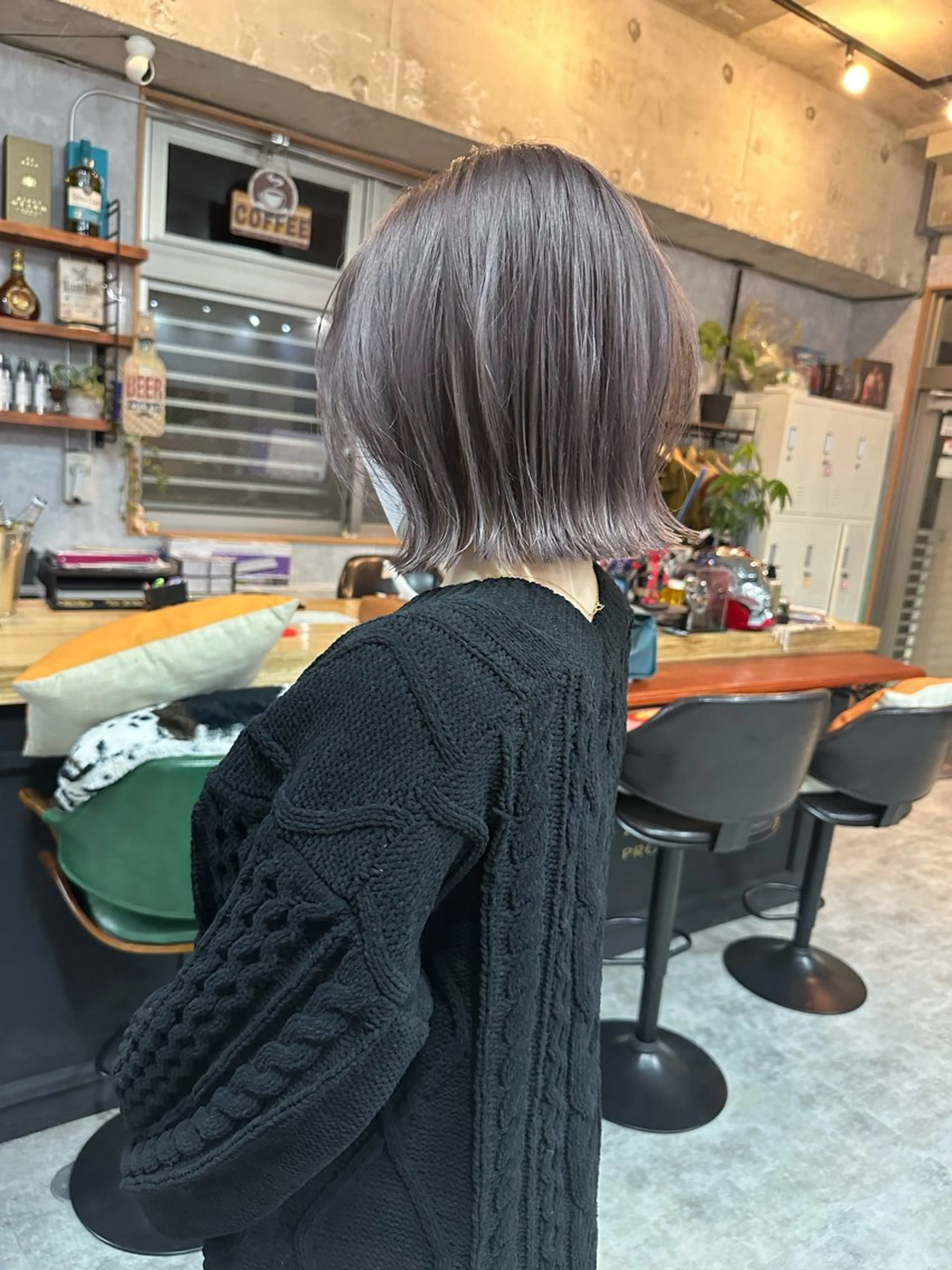 ショート 切りっぱなしボブ ショートボブ ハンサムショート 丸みショート ボブ カット ヘアカラー トリートメント C’LD hair  produce /シールドヘア所属・モテ髪/ボブ/ショー ト/アダチフウトのヘアスタイル
