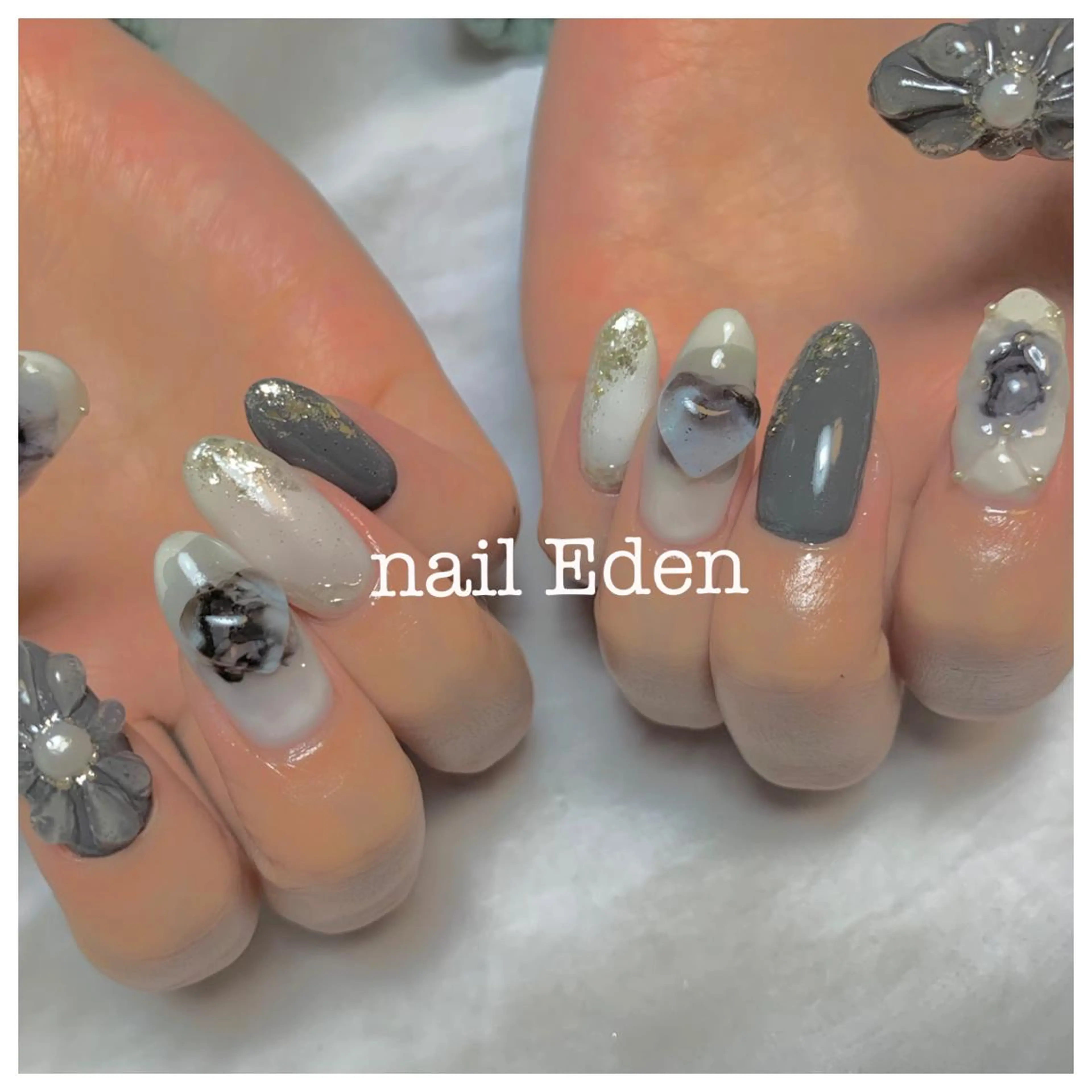 ネイル 持ち込み ハンドネイル ハンドケア Eden　private nail saron所属・Eden ♾️のネイルデザイン