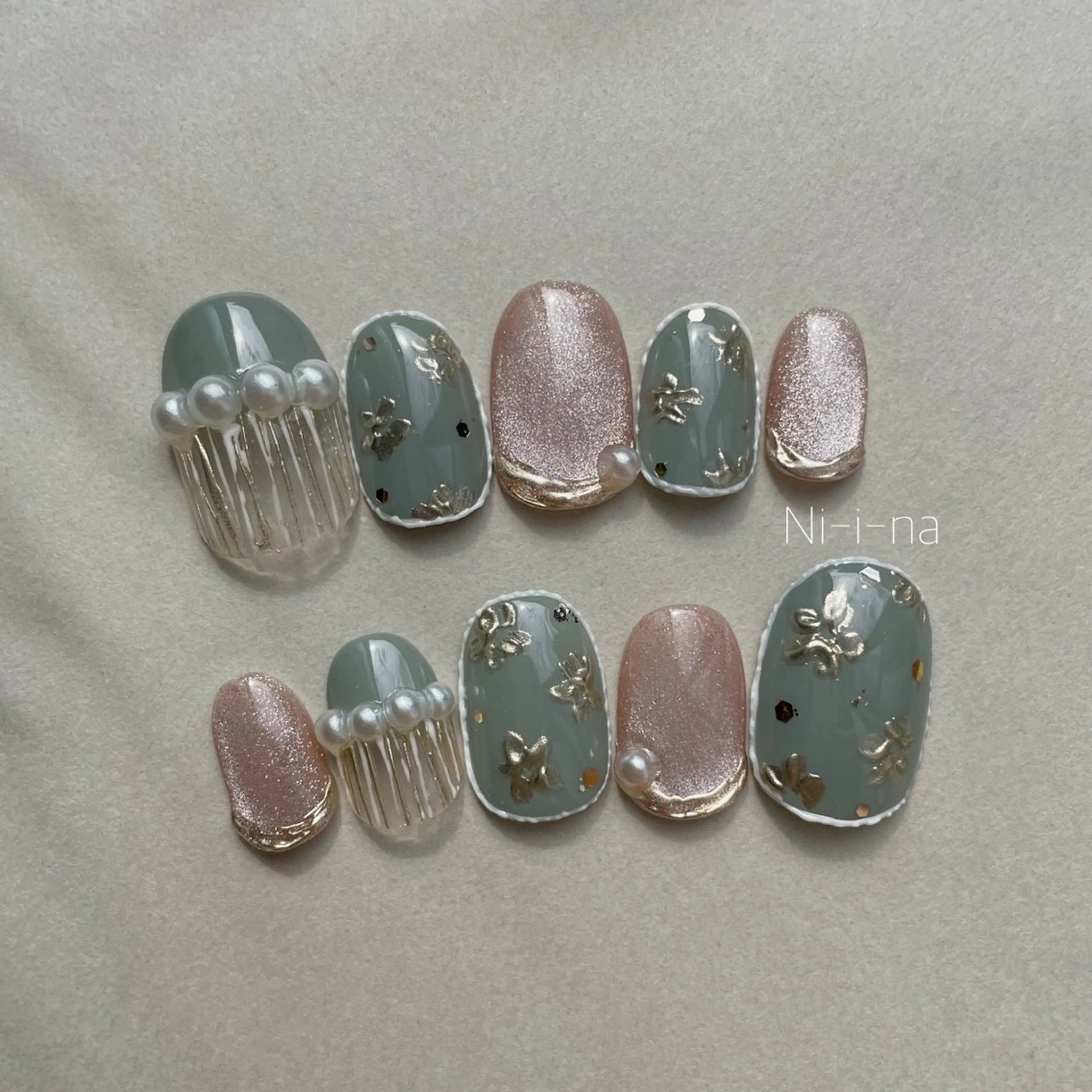 ネイル ネイルチップ ハンドネイル nail salon Ni-i-naのネイルデザイン