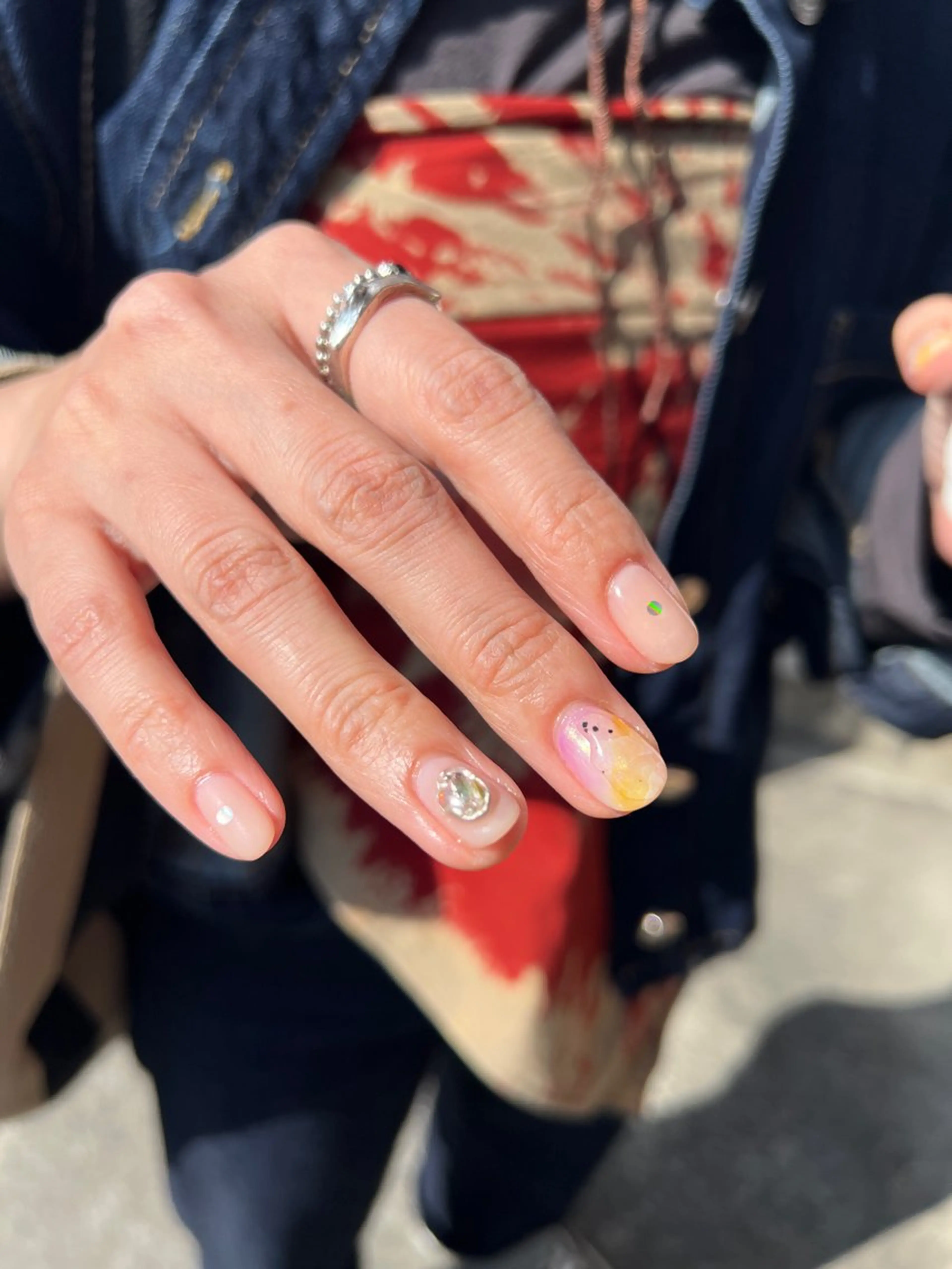 ネイル ハンドネイル ハンドケア Ri.nail オクマトモカのネイルデザイン