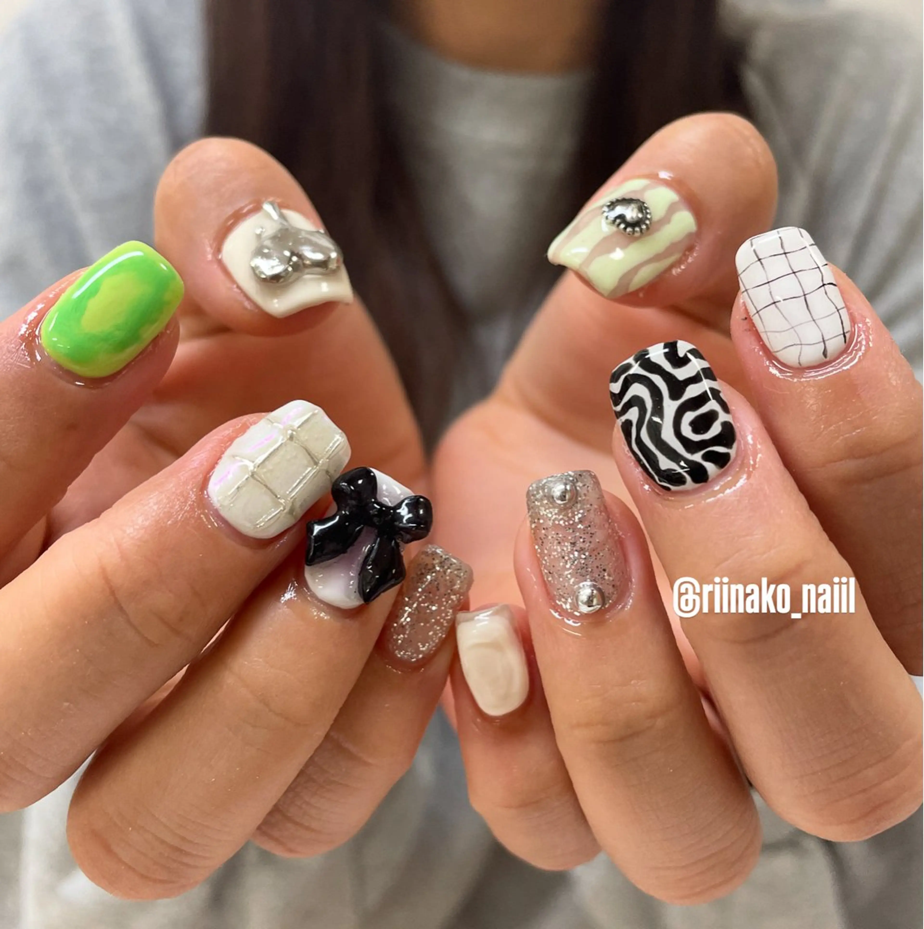 ネイル ハンドネイル フットネイル ネイルサロンアネラ所属・Nail💞 rinakoのネイルデザイン