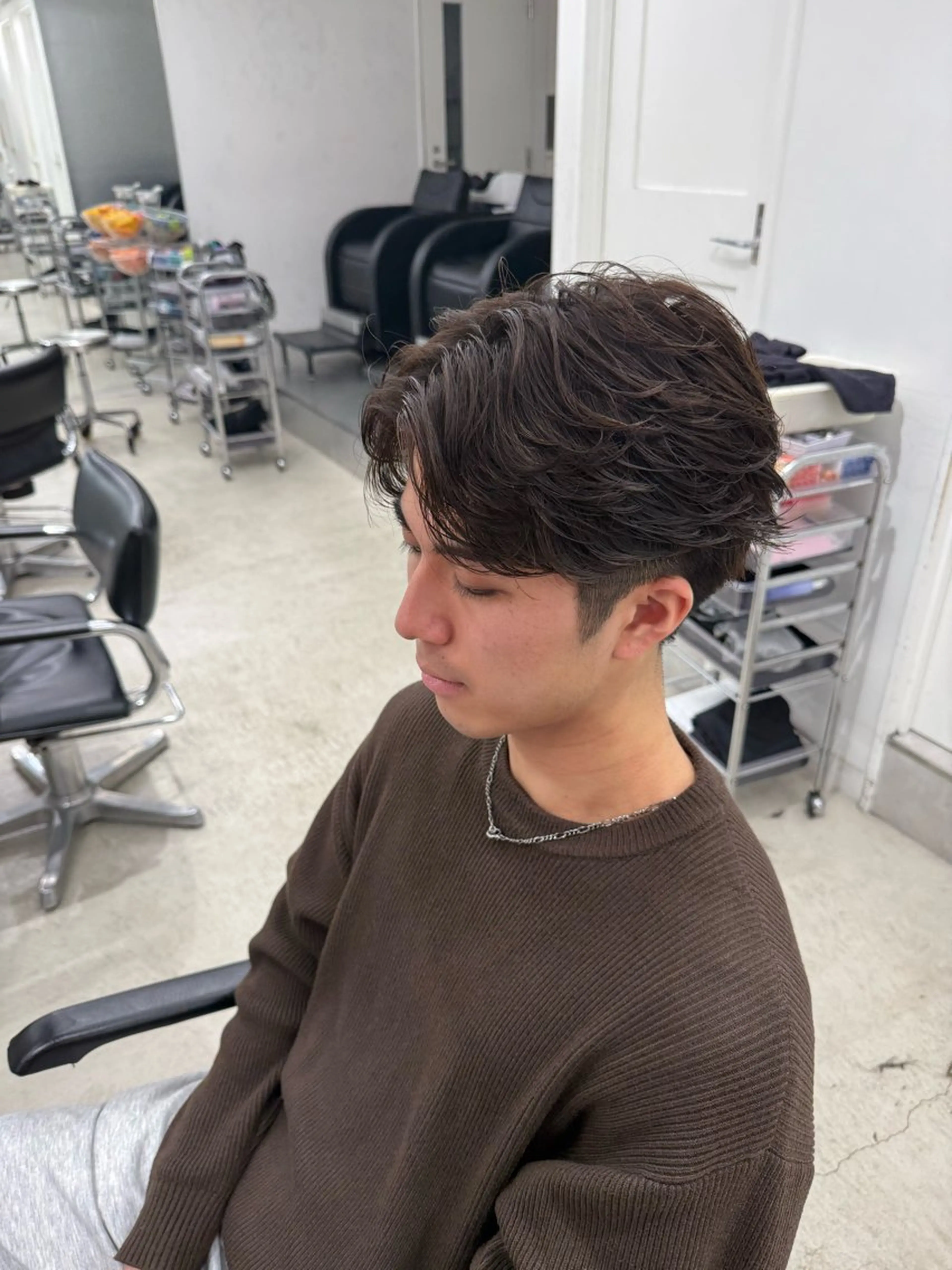 パーマ メンズ パーマ 深谷 侑亮のヘアスタイル