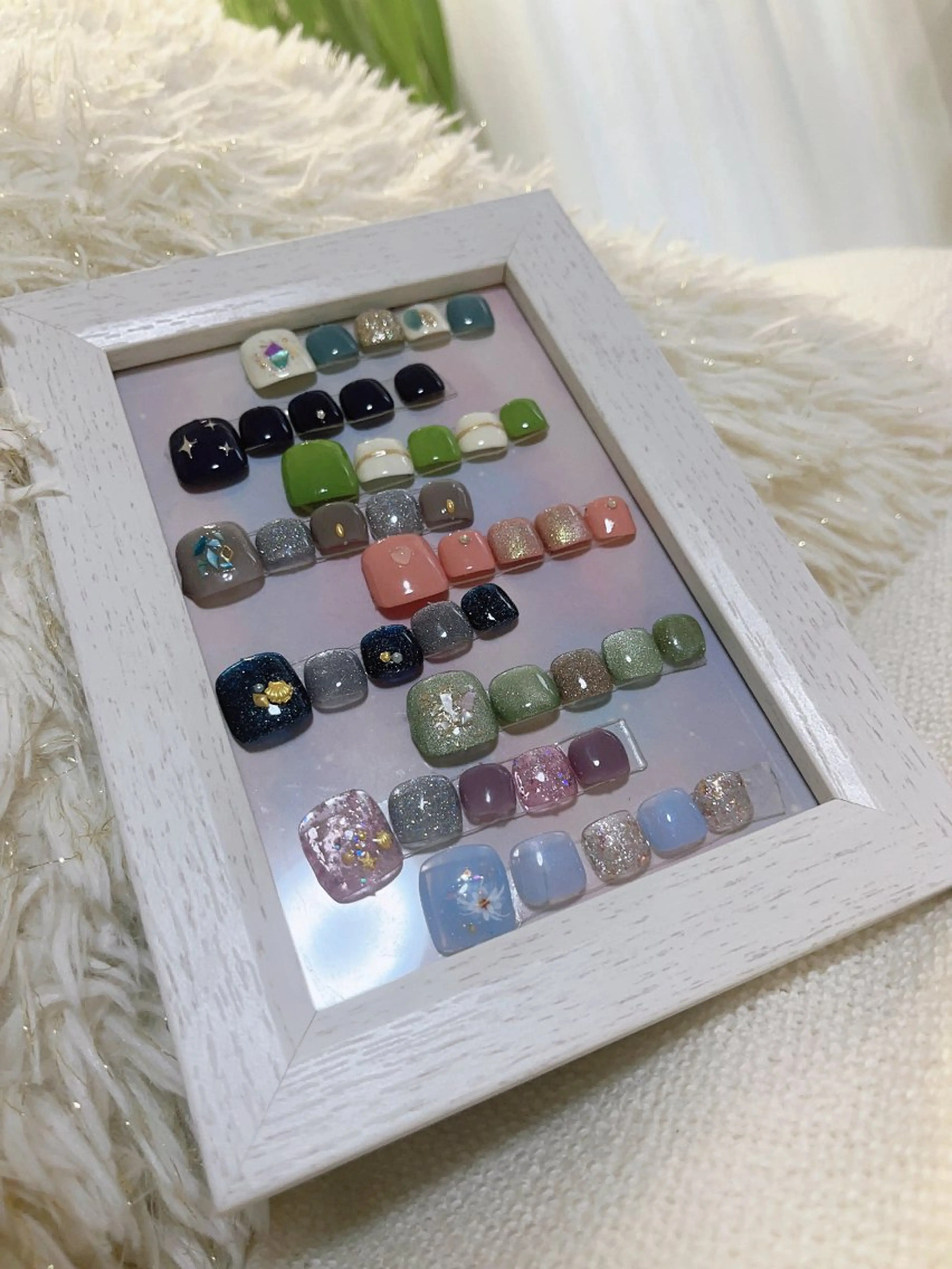 ネイル フットネイル シンプルネイル Azel nail 伊野麗のネイルデザイン