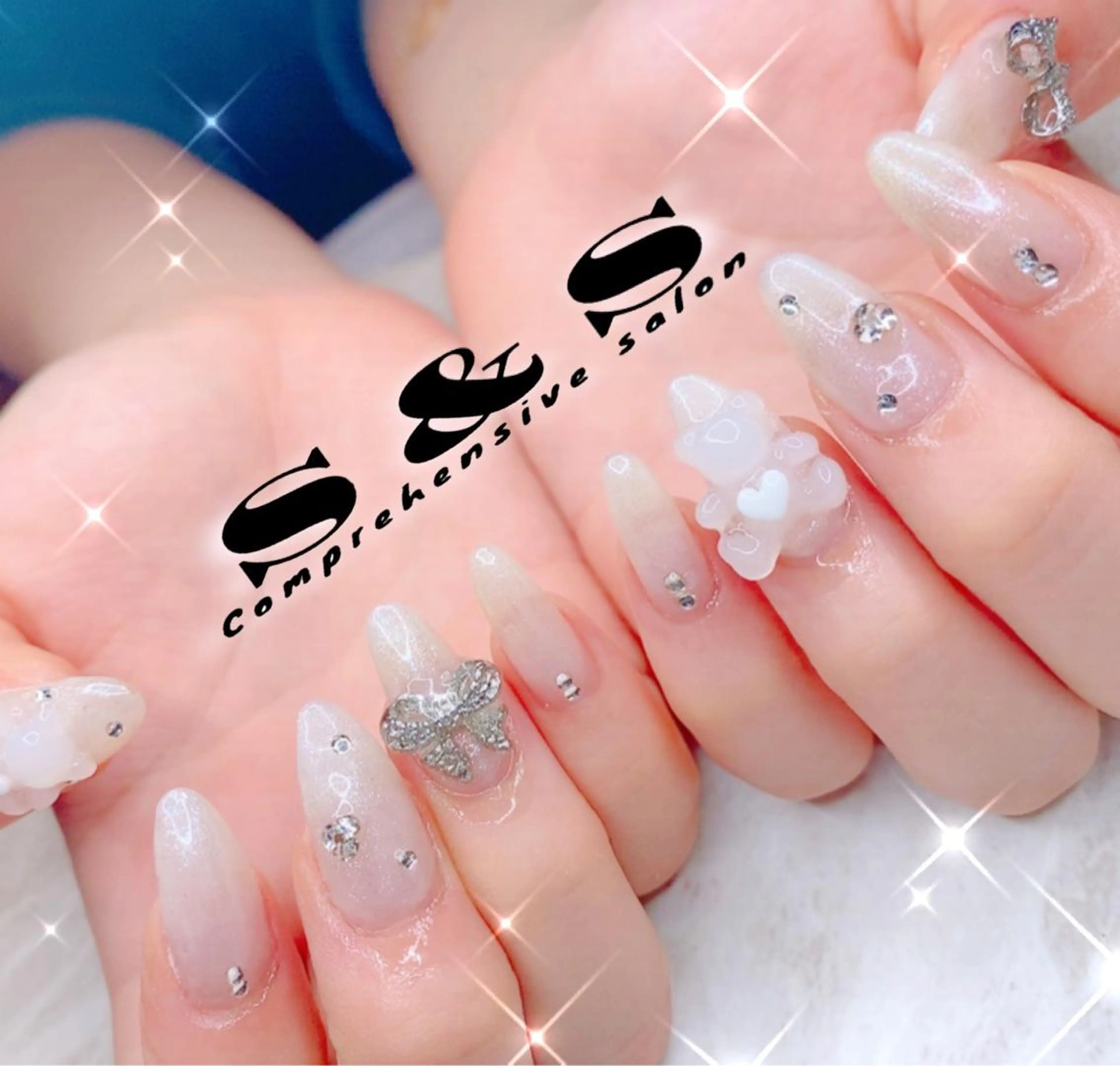 ネイル 長さ出し メンズネイル 持ち込み スカルプネイル S&S 村田小百合のネイルデザイン