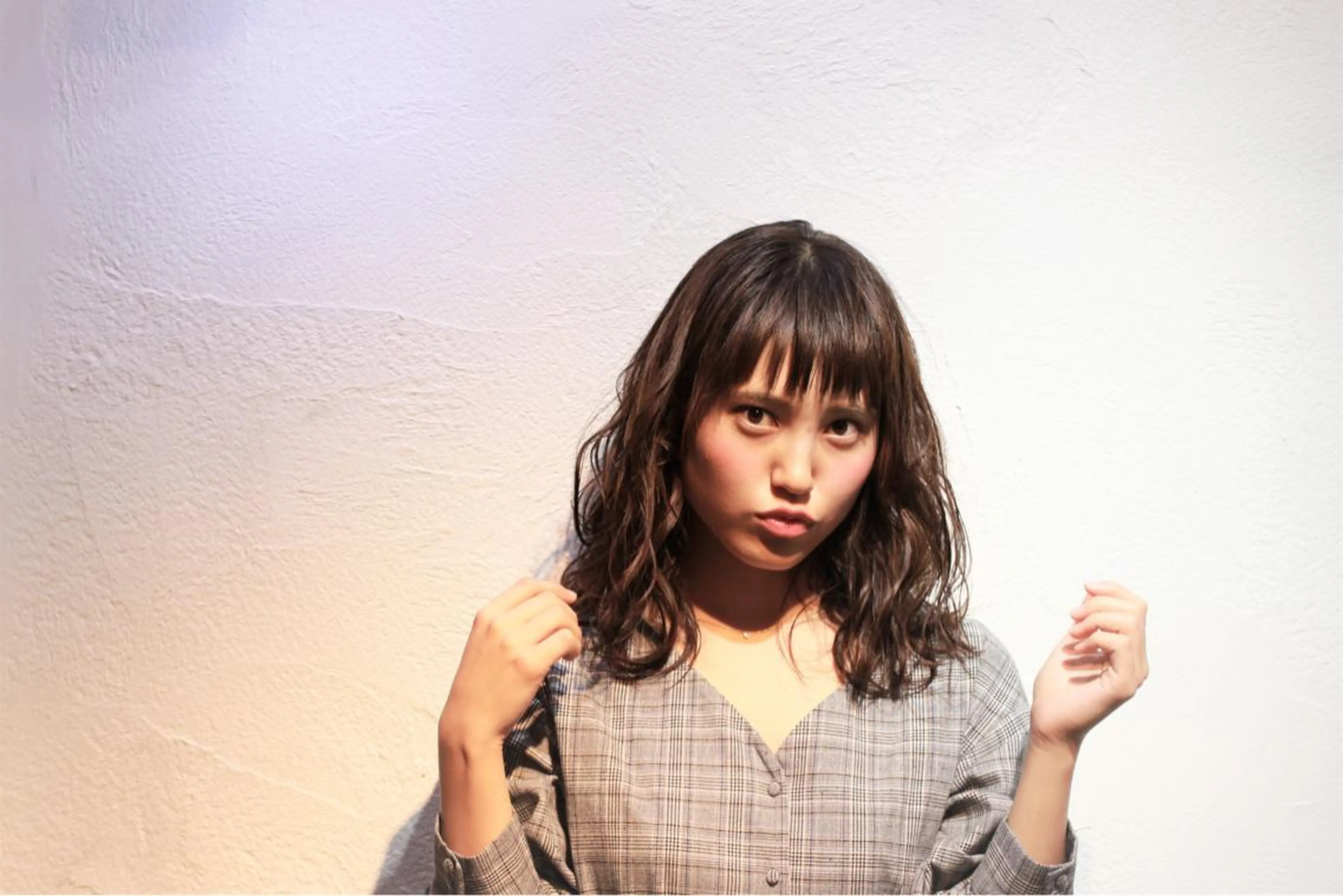 ミディアム カット トリートメント 所渉/韓国レイヤー /ウルフカットのヘアスタイル