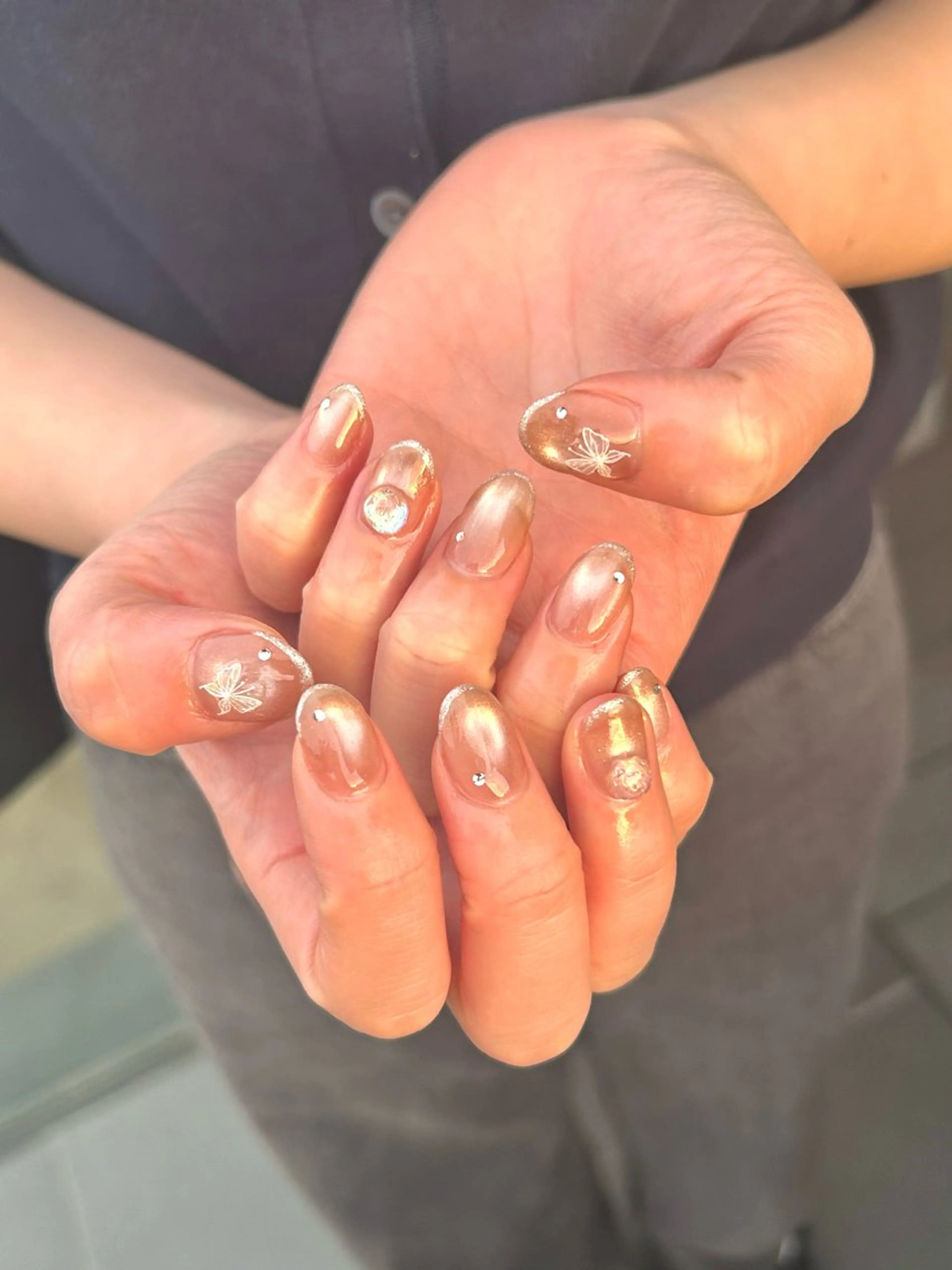 ネイル ハンドネイル Mana  🫧 パラジェル⌇自由が丘のネイルデザイン