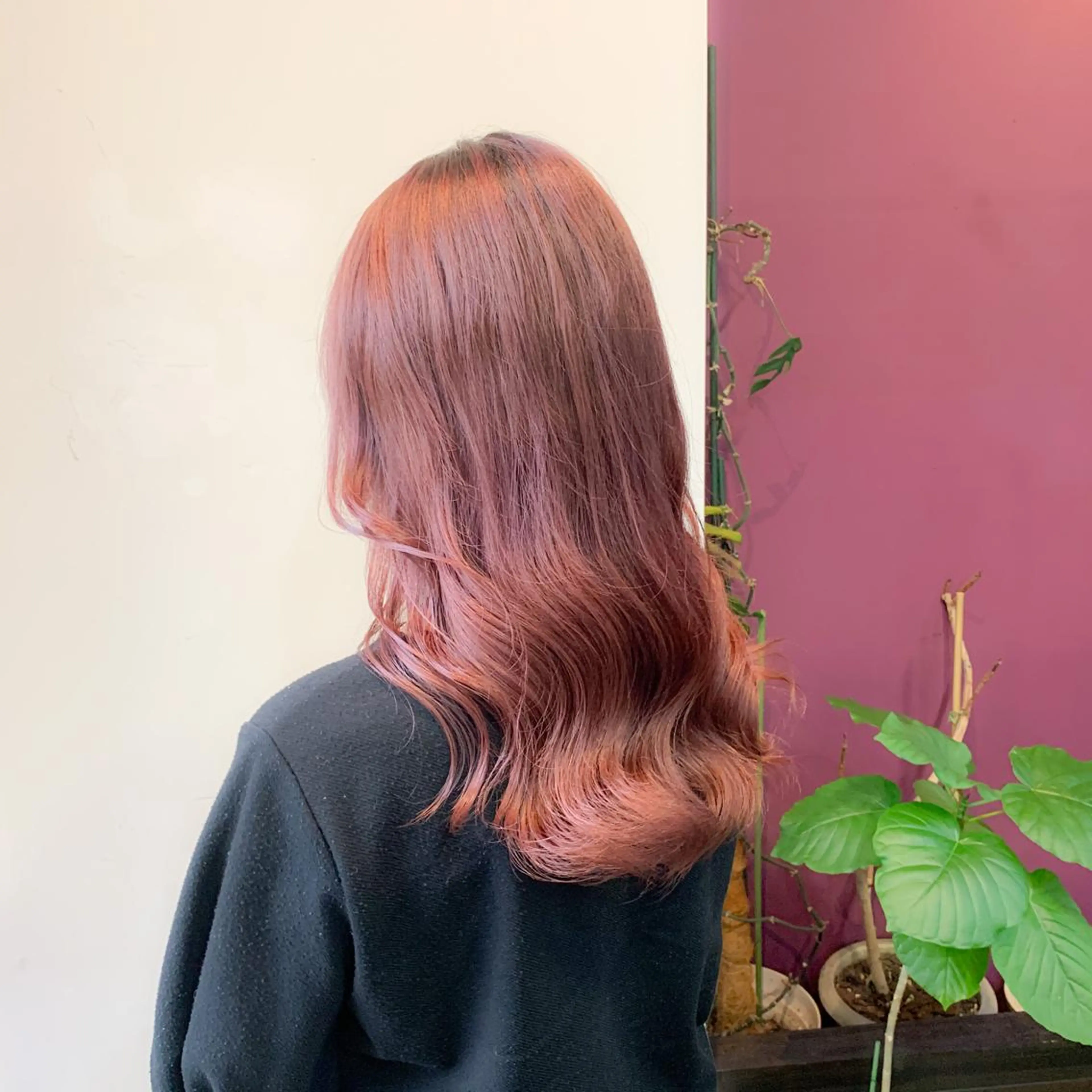 セミロング カラー TONE所属・透明感カラー/ 韓国ヘア/縮毛矯正のヘアスタイル