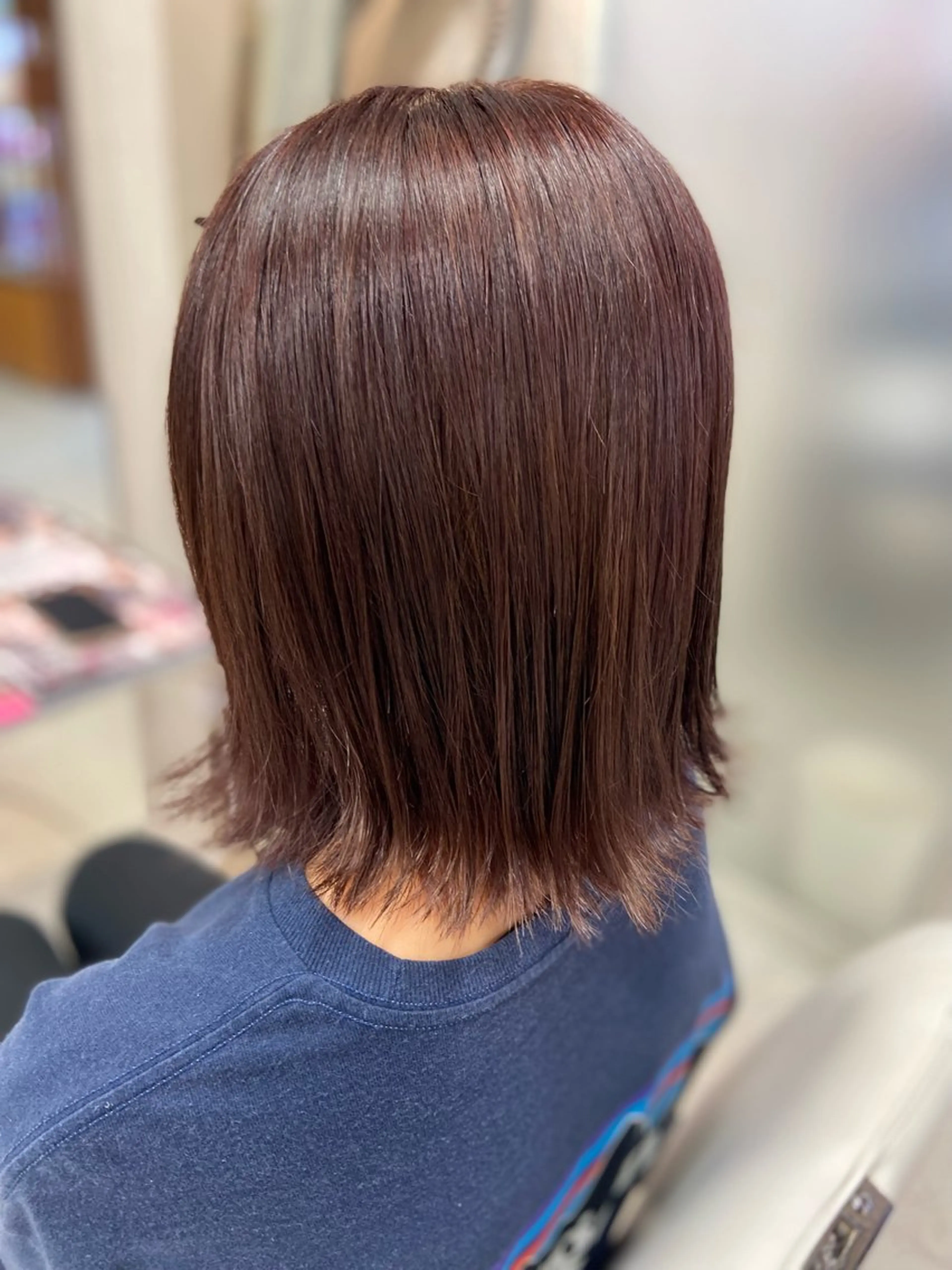 ミディアム 菊地 美憂のヘアスタイル